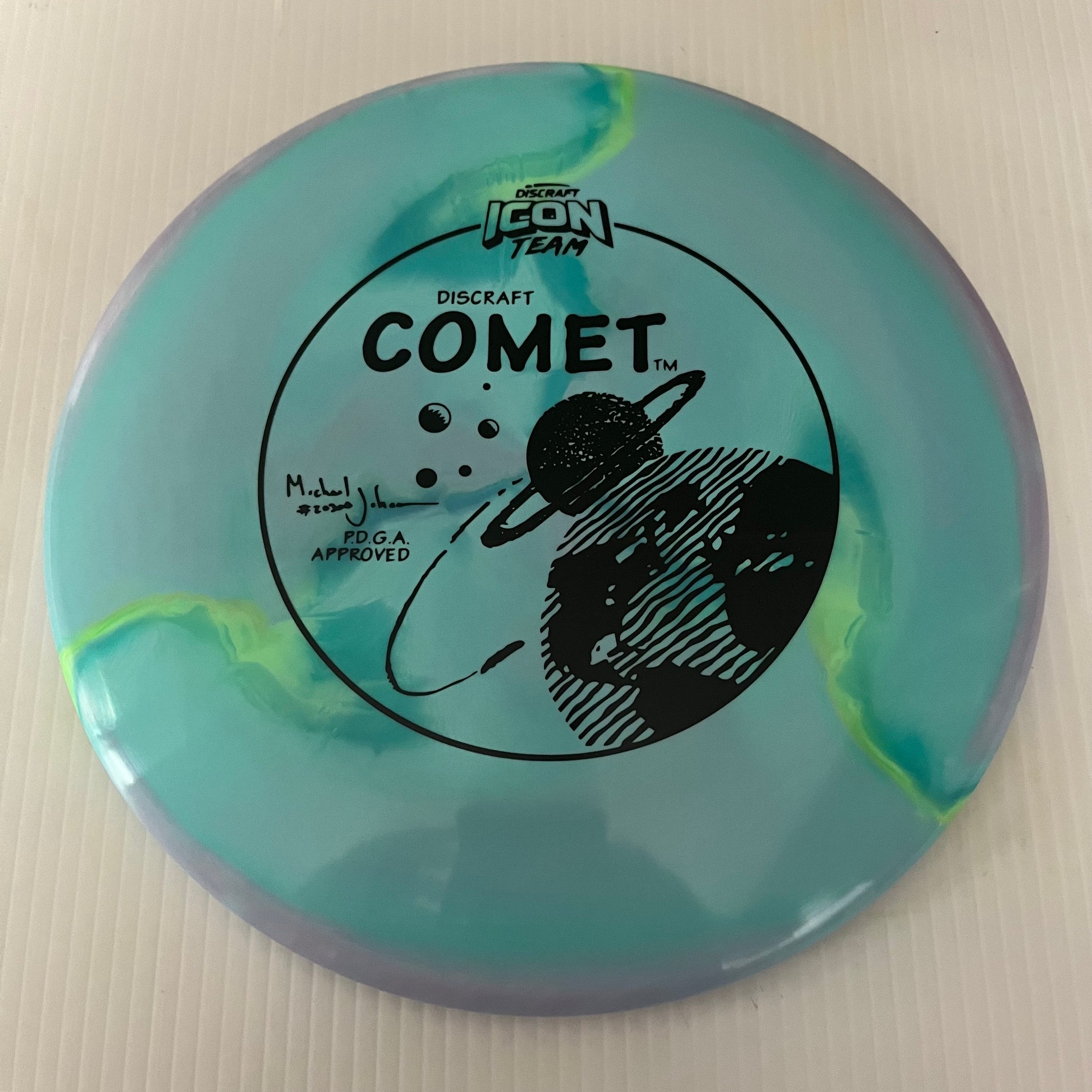 Discraft 2022 Michael Johansen Team Icon Tour Series Swirly ESP Comet 4/5/-2/1