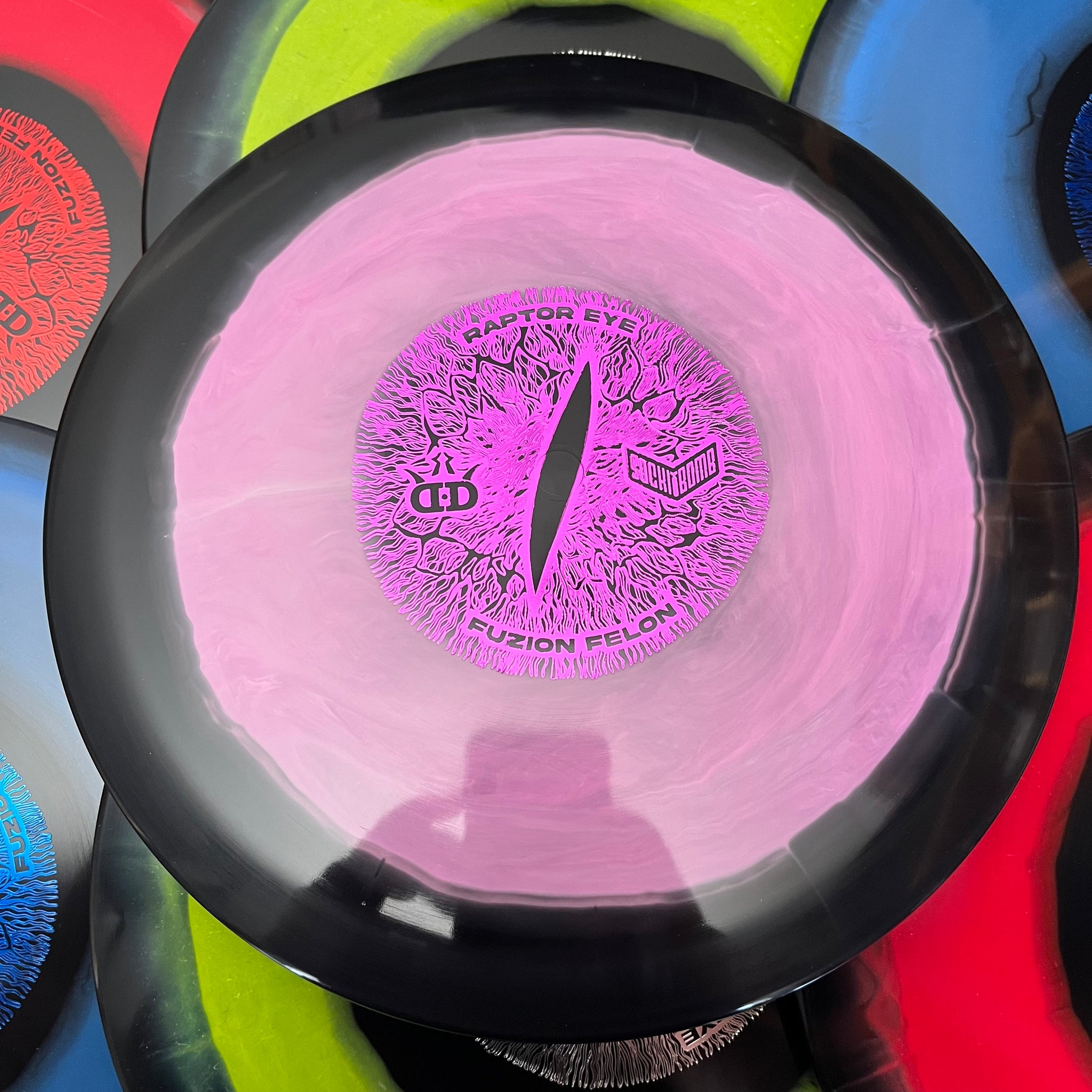 Dynamic Discs Raptor Eye Fuzion Felon 9/3/0.5/4