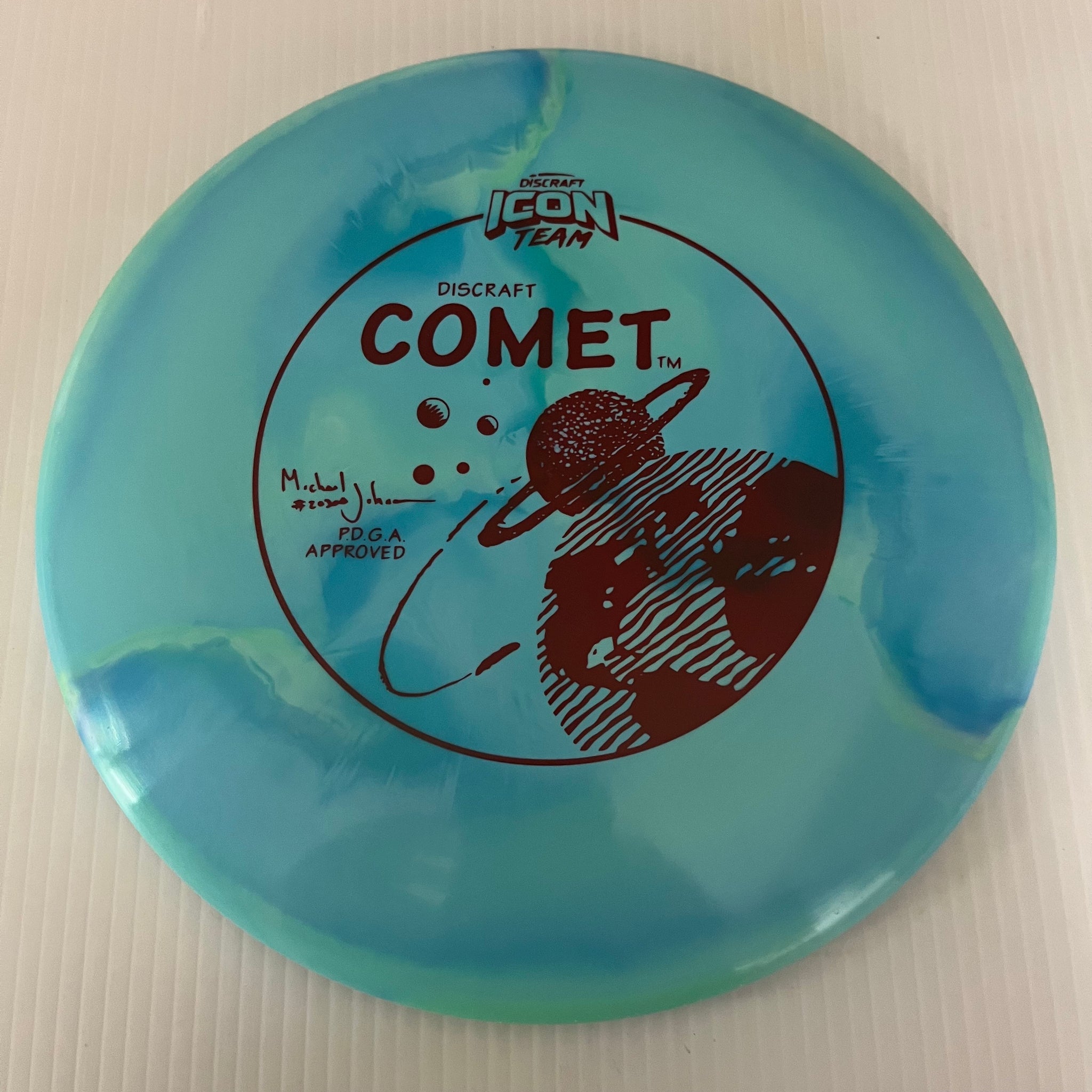 Discraft 2022 Michael Johansen Team Icon Tour Series Swirly ESP Comet 4/5/-2/1