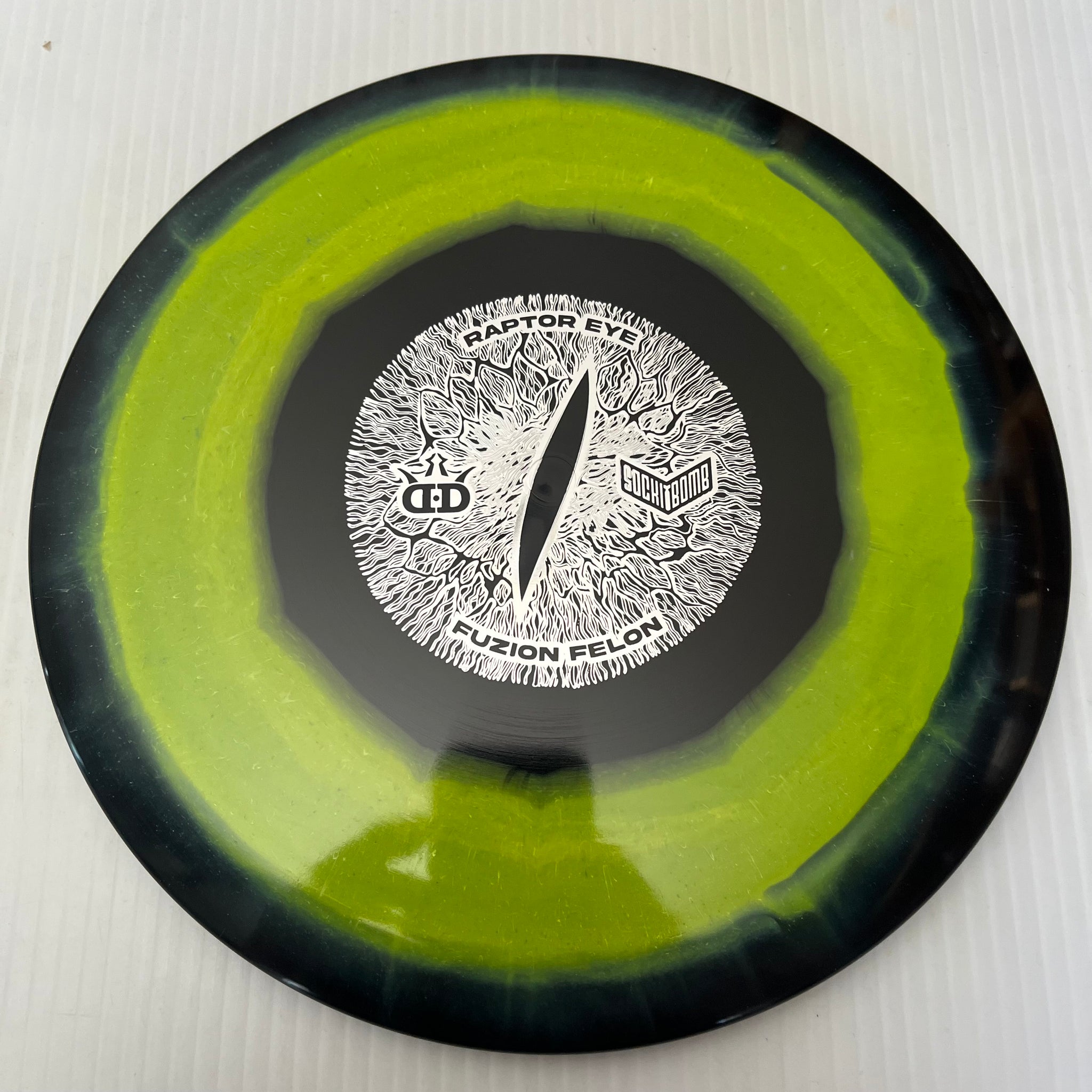 Dynamic Discs Raptor Eye Fuzion Felon 9/3/0.5/4