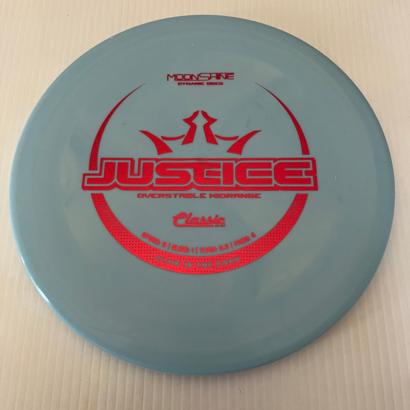 Dynamic Discs Classic Blend Moonshine Glow Justice 5/1/0.5/4