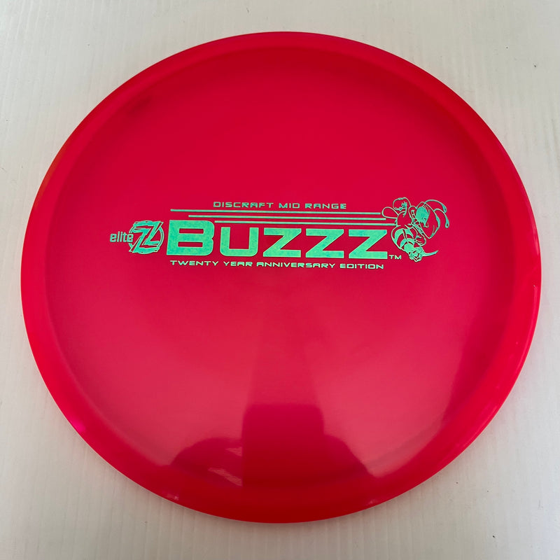 Discraft 20th Anniversary Edition Z Buzzz 5/4/-1/1 (Pinkish Red 177+ grams)