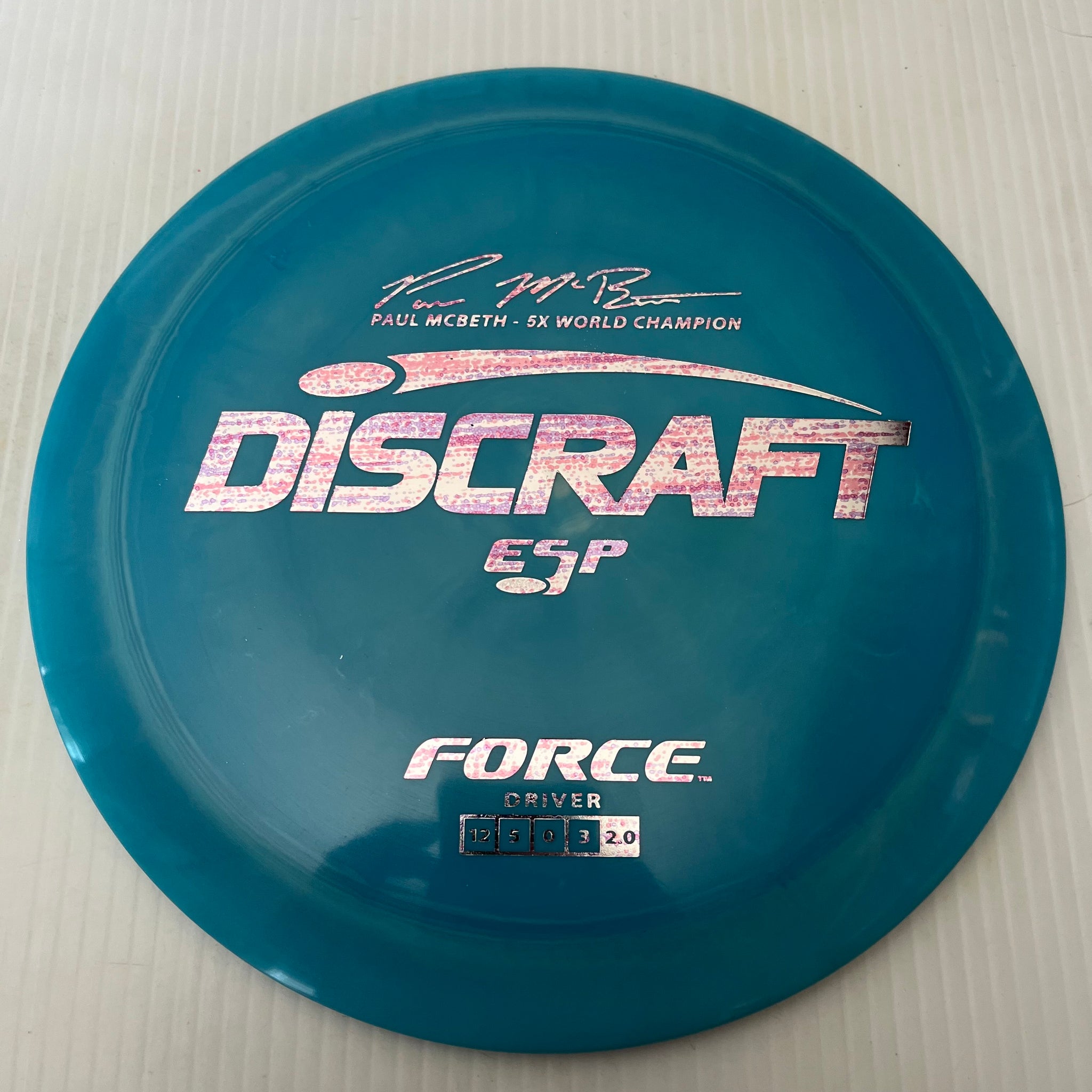 Discraft 5x Paul McBeth ESP Force 12/5/0/3 (170-172 grams)