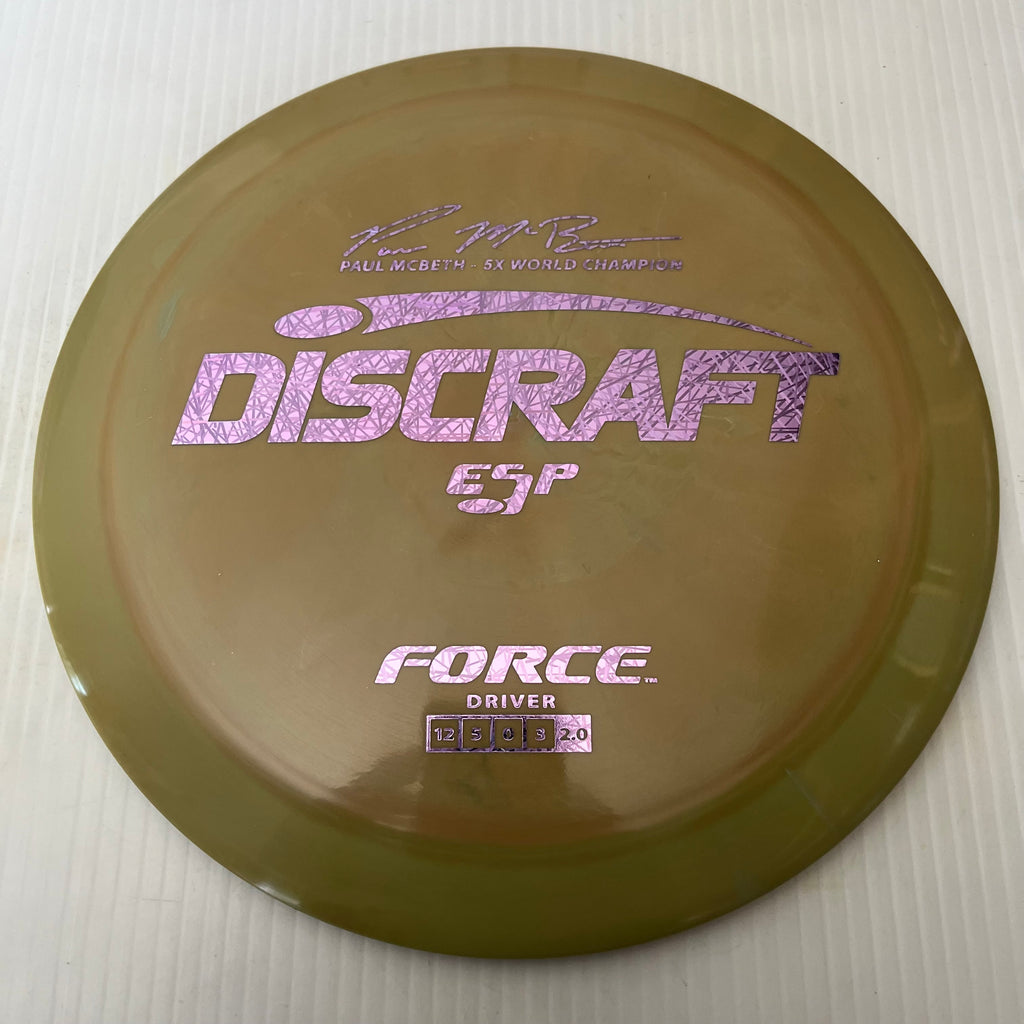 Discraft 5x Paul McBeth ESP Force 12/5/0/3 (170-172 grams)