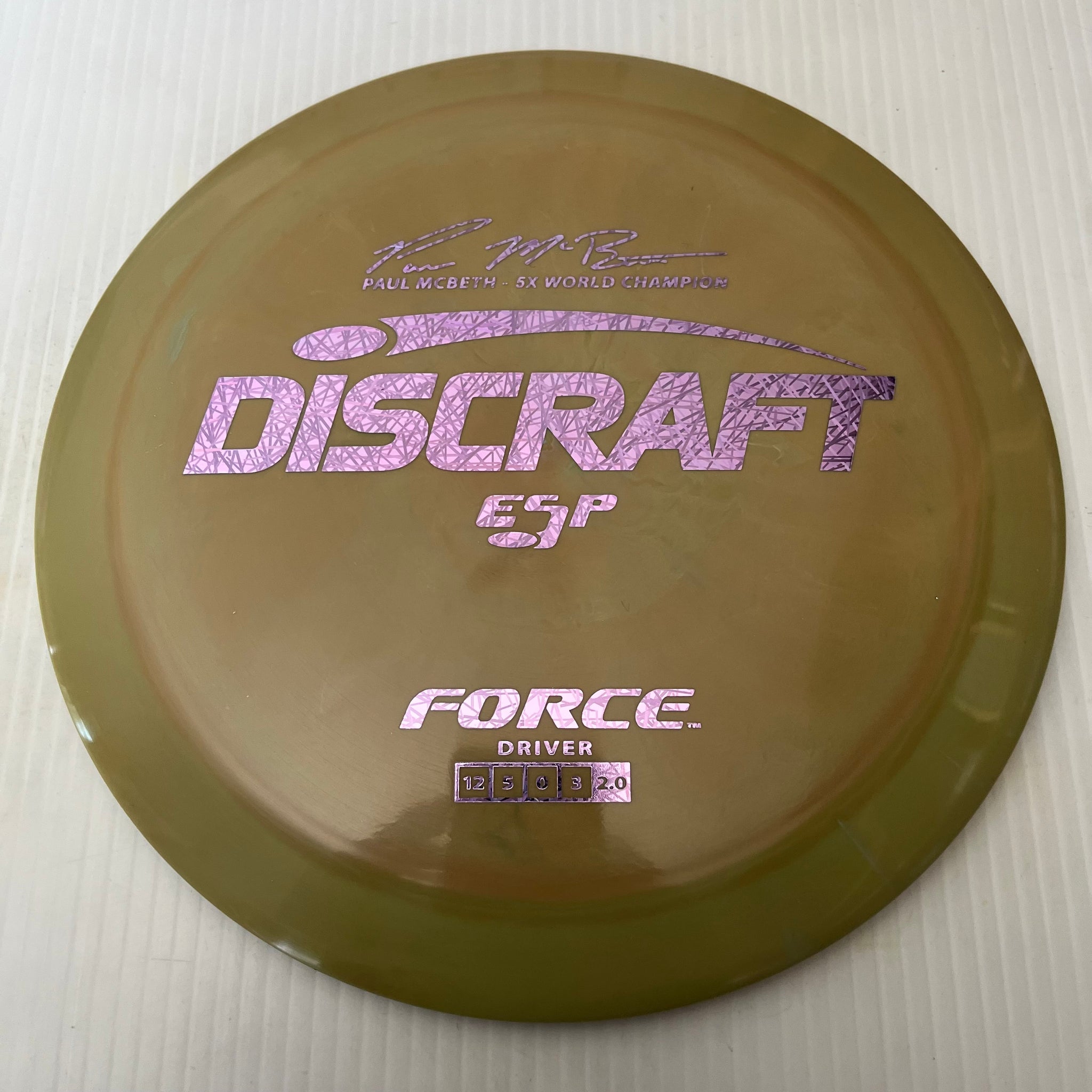 Discraft 5x Paul McBeth ESP Force 12/5/0/3 (170-172 grams)