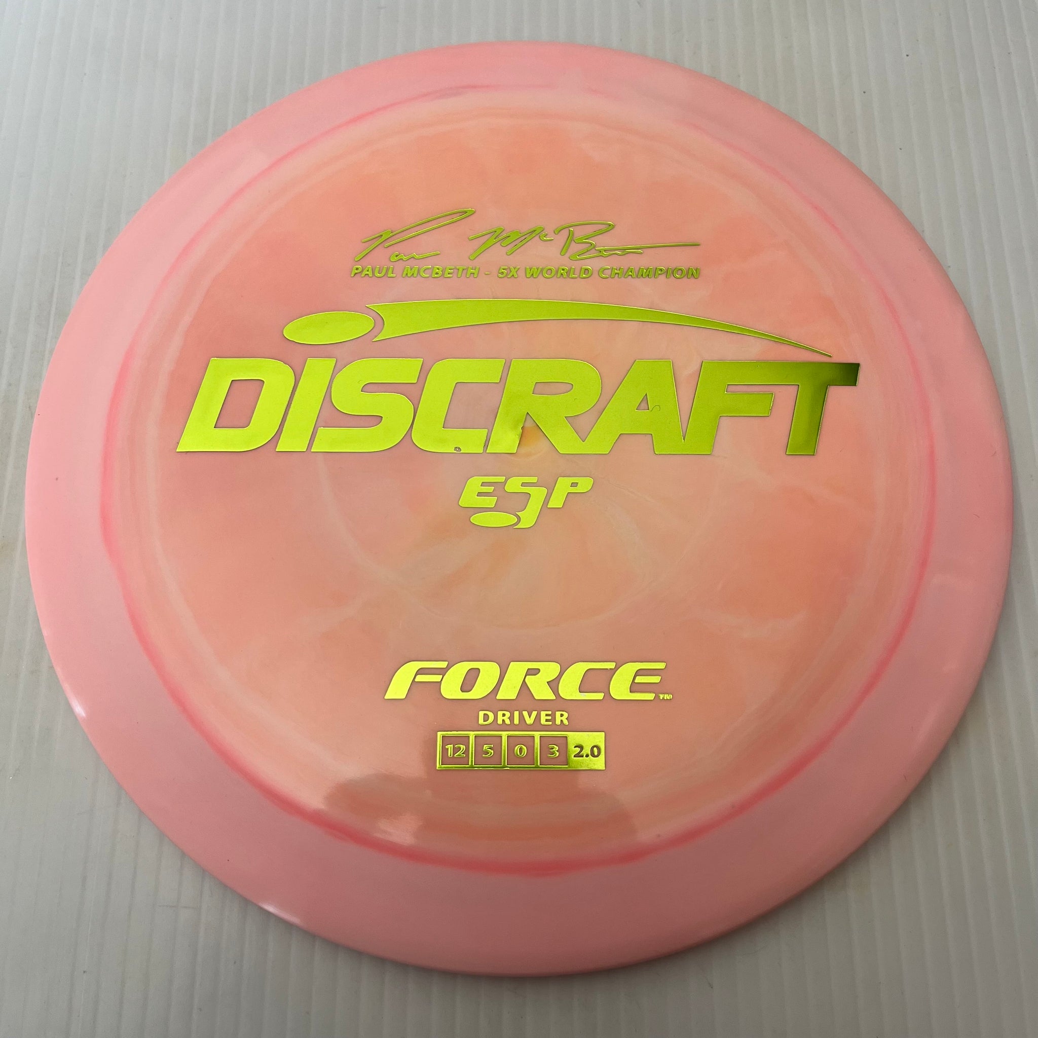 Discraft 5x Paul McBeth ESP Force 12/5/0/3 (170-172 grams)
