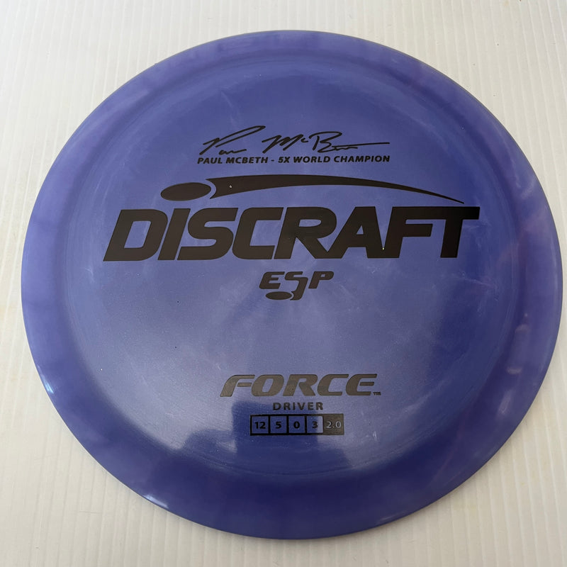 Discraft 5x Paul McBeth ESP Force 12/5/0/3 (170-172 grams)