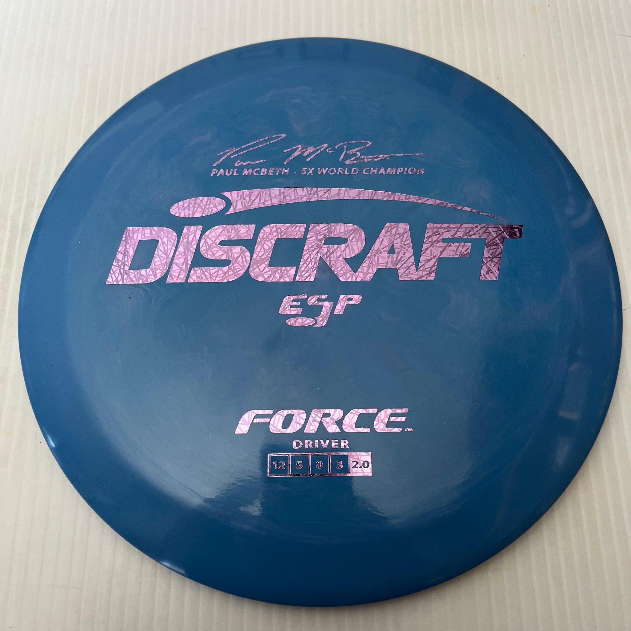 Discraft 5x Paul McBeth ESP Force 12/5/0/3 (170-172 grams)