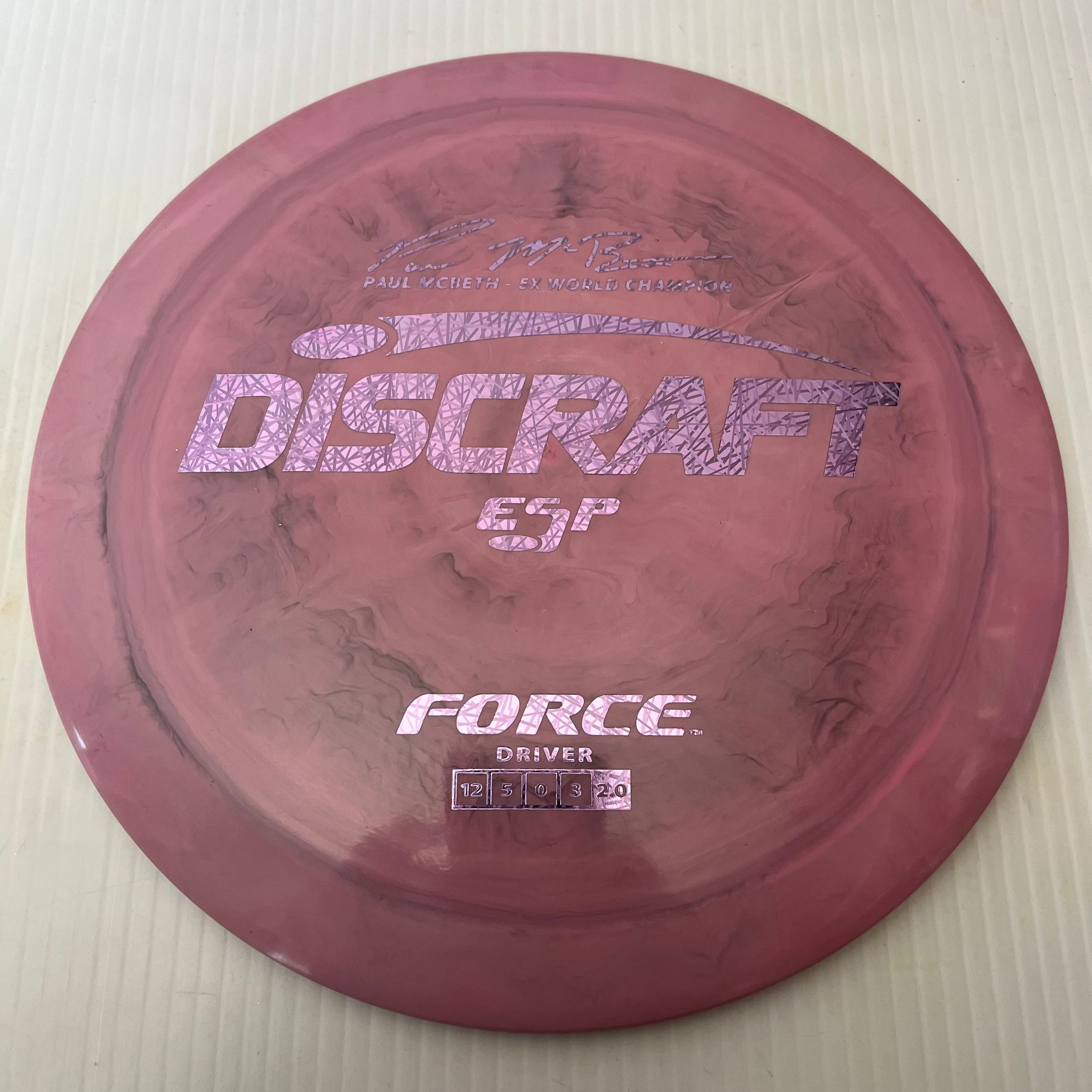 Discraft 5x Paul McBeth ESP Force 12/5/0/3 (170-172 grams)