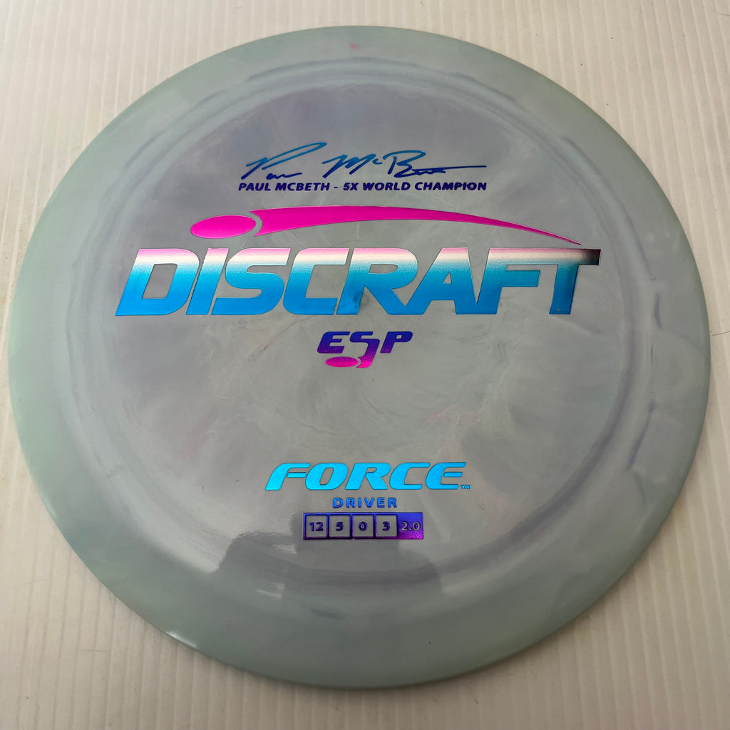Discraft 5x Paul McBeth ESP Force 12/5/0/3 (170-172 grams)