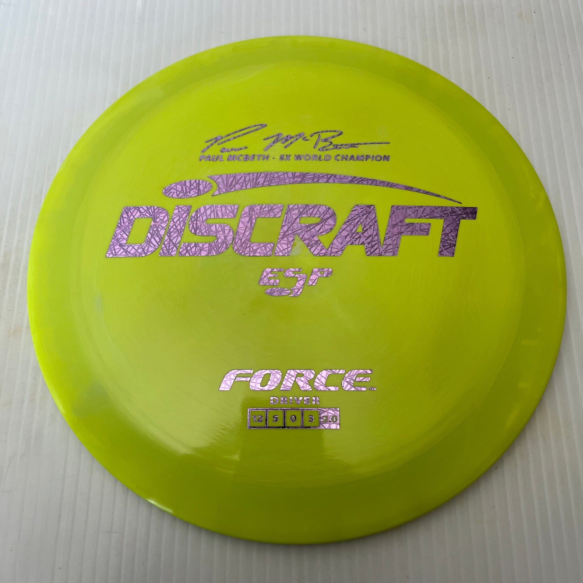 Discraft 5x Paul McBeth ESP Force 12/5/0/3 (170-172 grams)