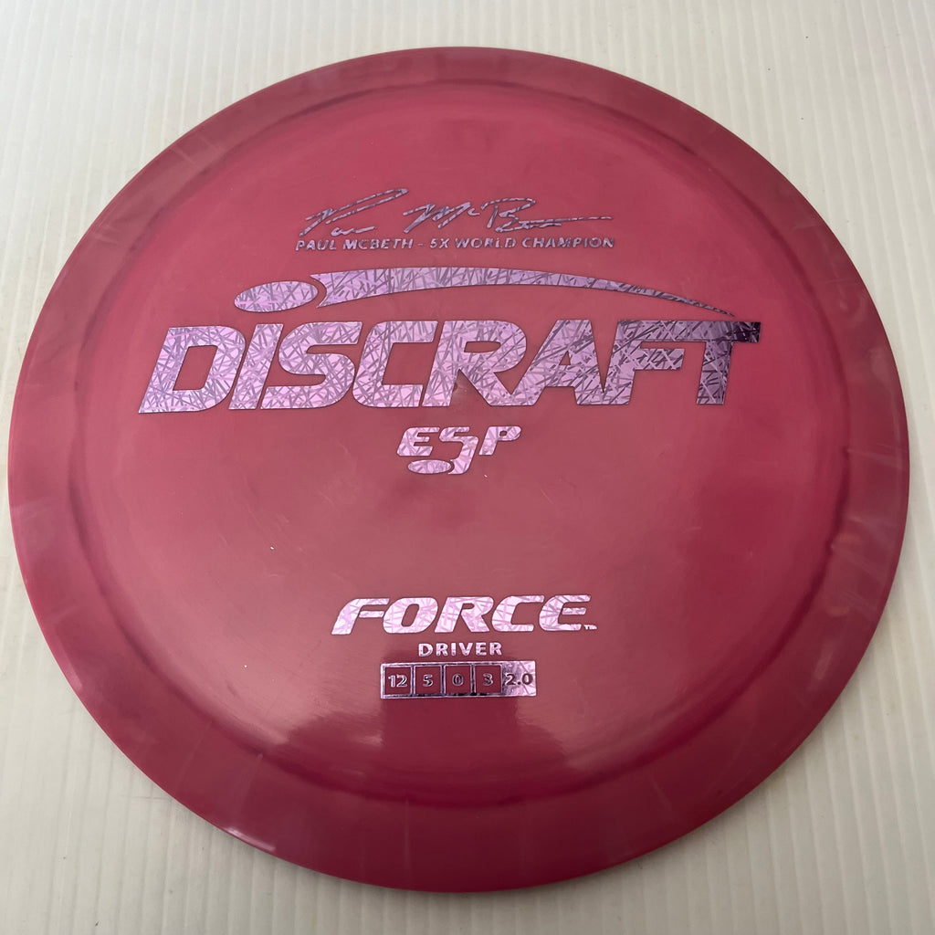 Discraft 5x Paul McBeth ESP Force 12/5/0/3 (170-172 grams)