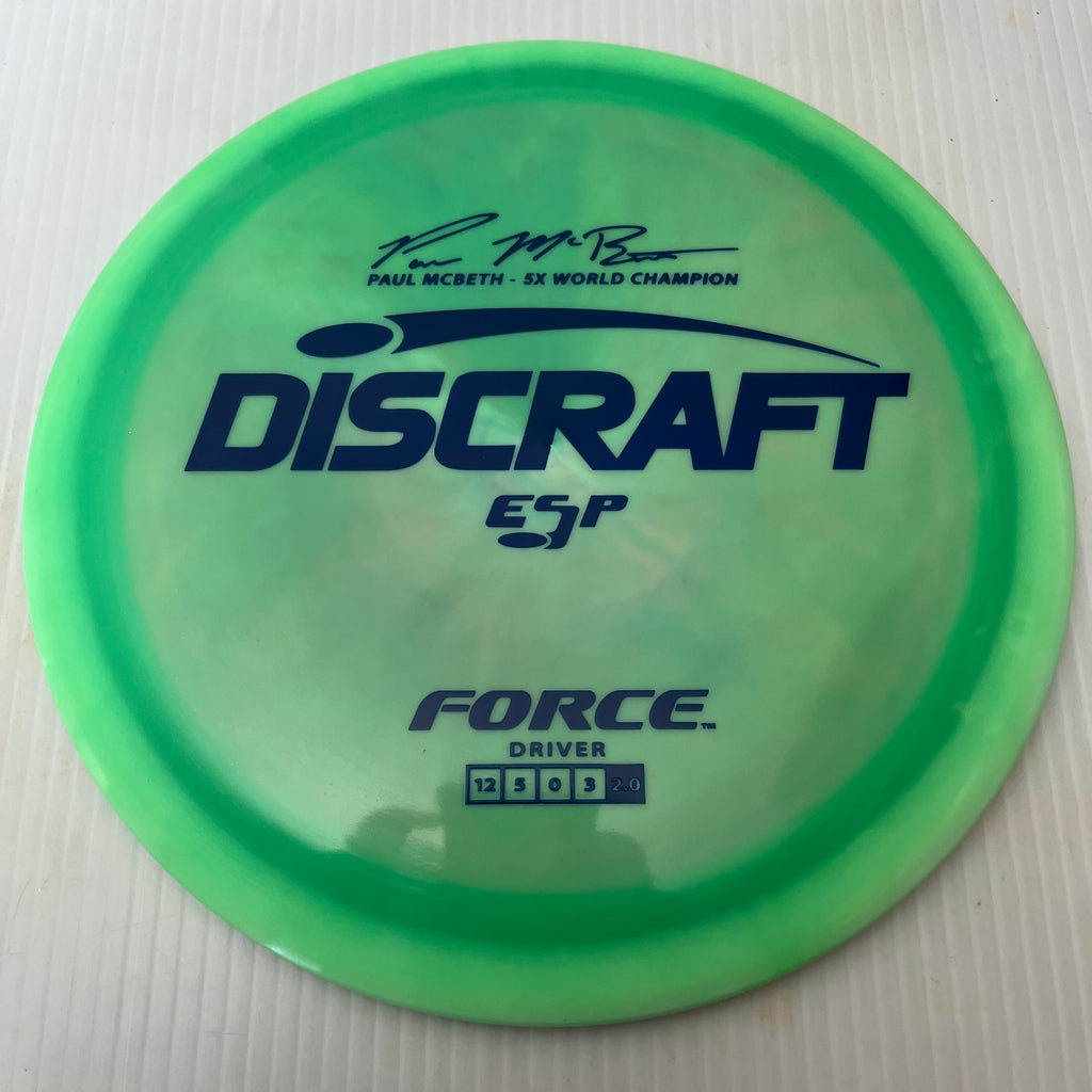 Discraft 5x Paul McBeth ESP Force 12/5/0/3 (170-172 grams)