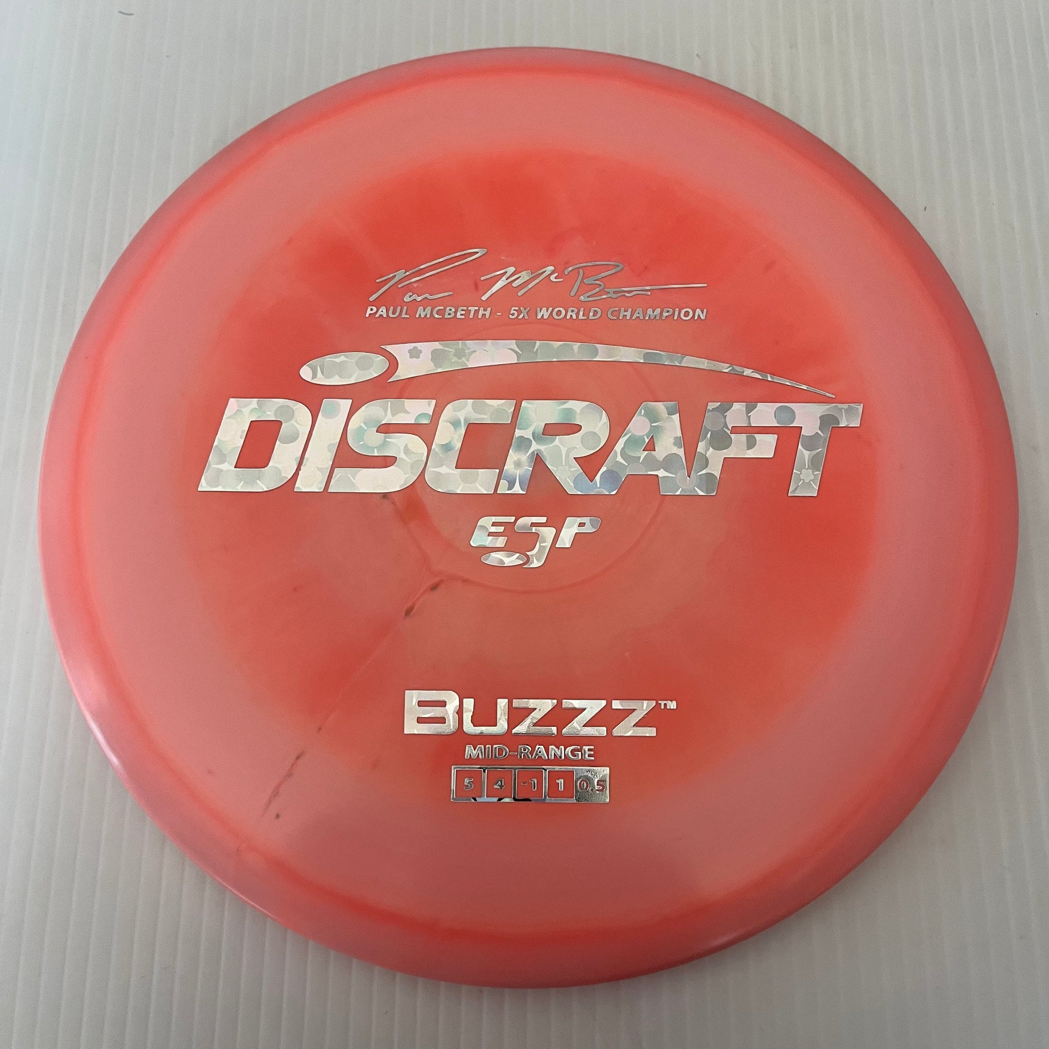 Discraft 5x Paul McBeth ESP Buzzz 5/4/-1/1 (175-176g)