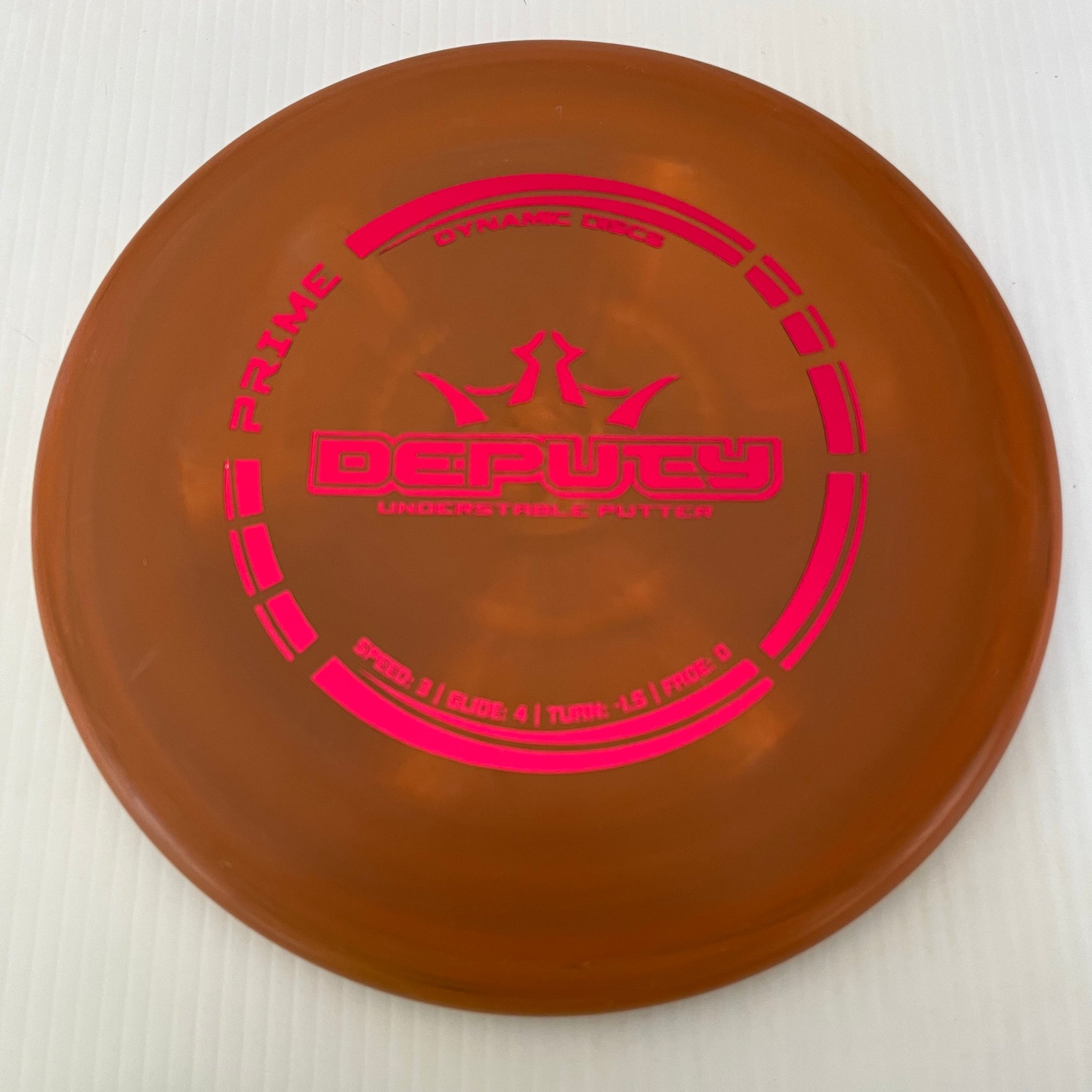 Dynamic Discs Prime Deputy 3/4/-1.5/0