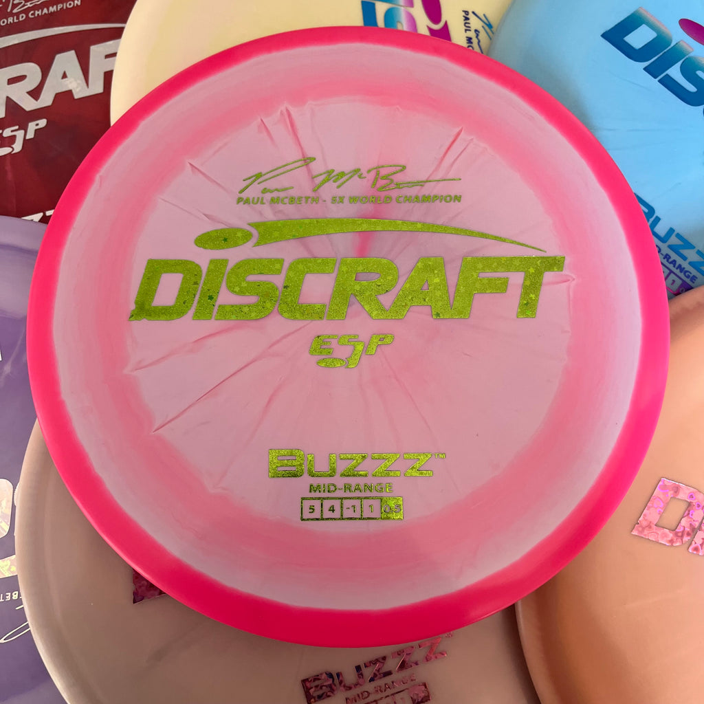 Discraft 5x Paul McBeth ESP Buzzz 5/4/-1/1 (173-174g)