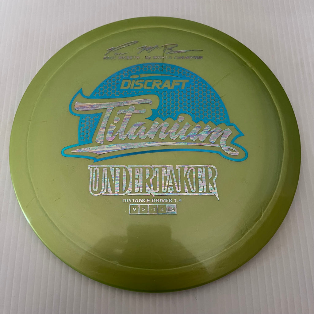 Discraft 5x Paul McBeth Titanium Undertaker 9/5/-1/2