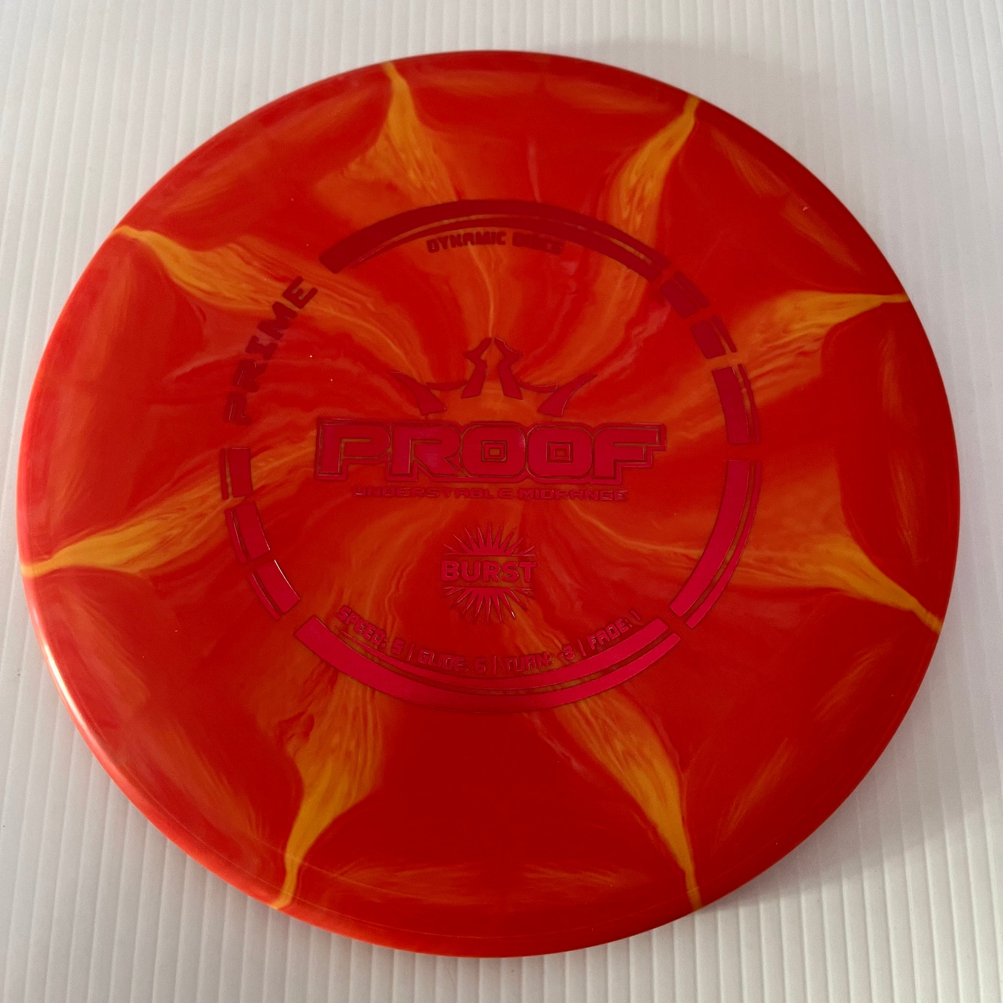 Dynamic Discs Prime Burst Proof 5/5/-3/1