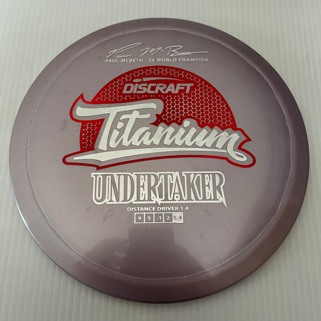 Discraft 5x Paul McBeth Titanium Undertaker 9/5/-1/2