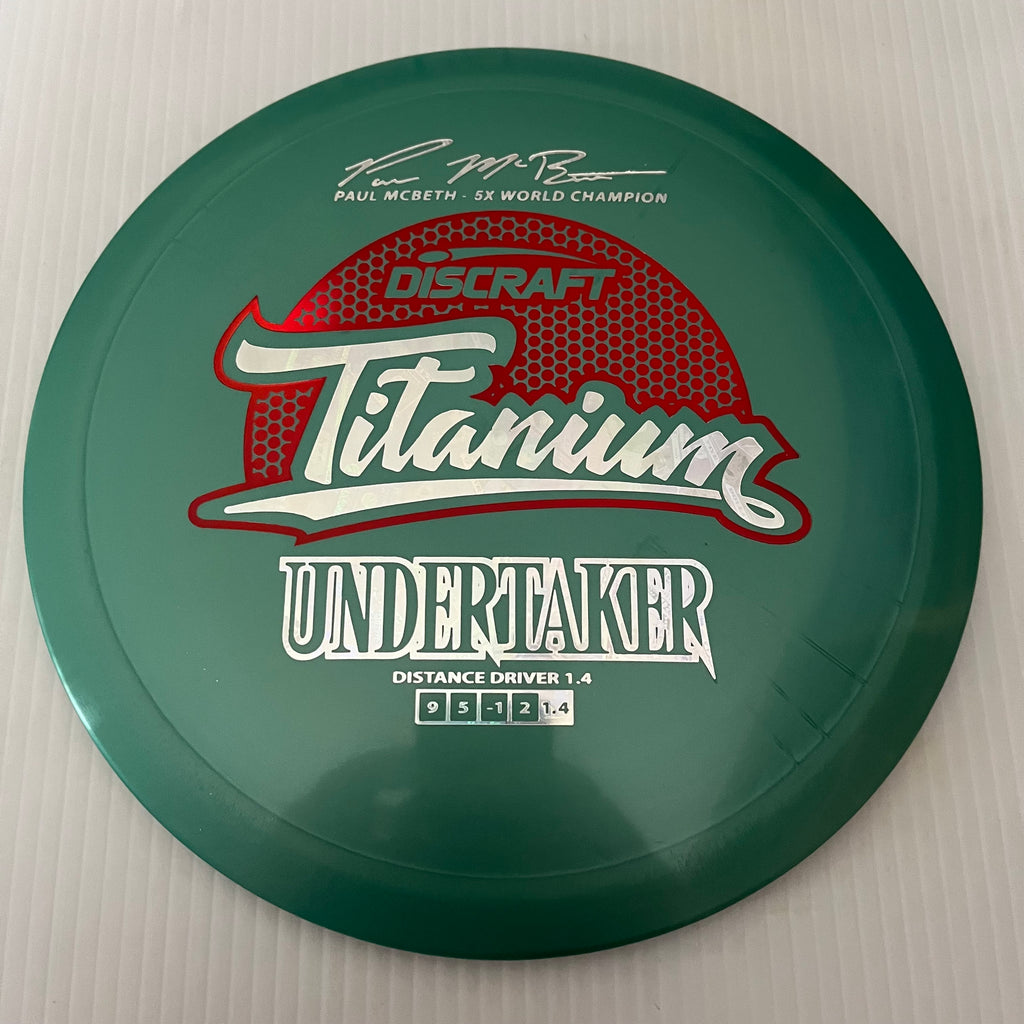 Discraft 5x Paul McBeth Titanium Undertaker 9/5/-1/2