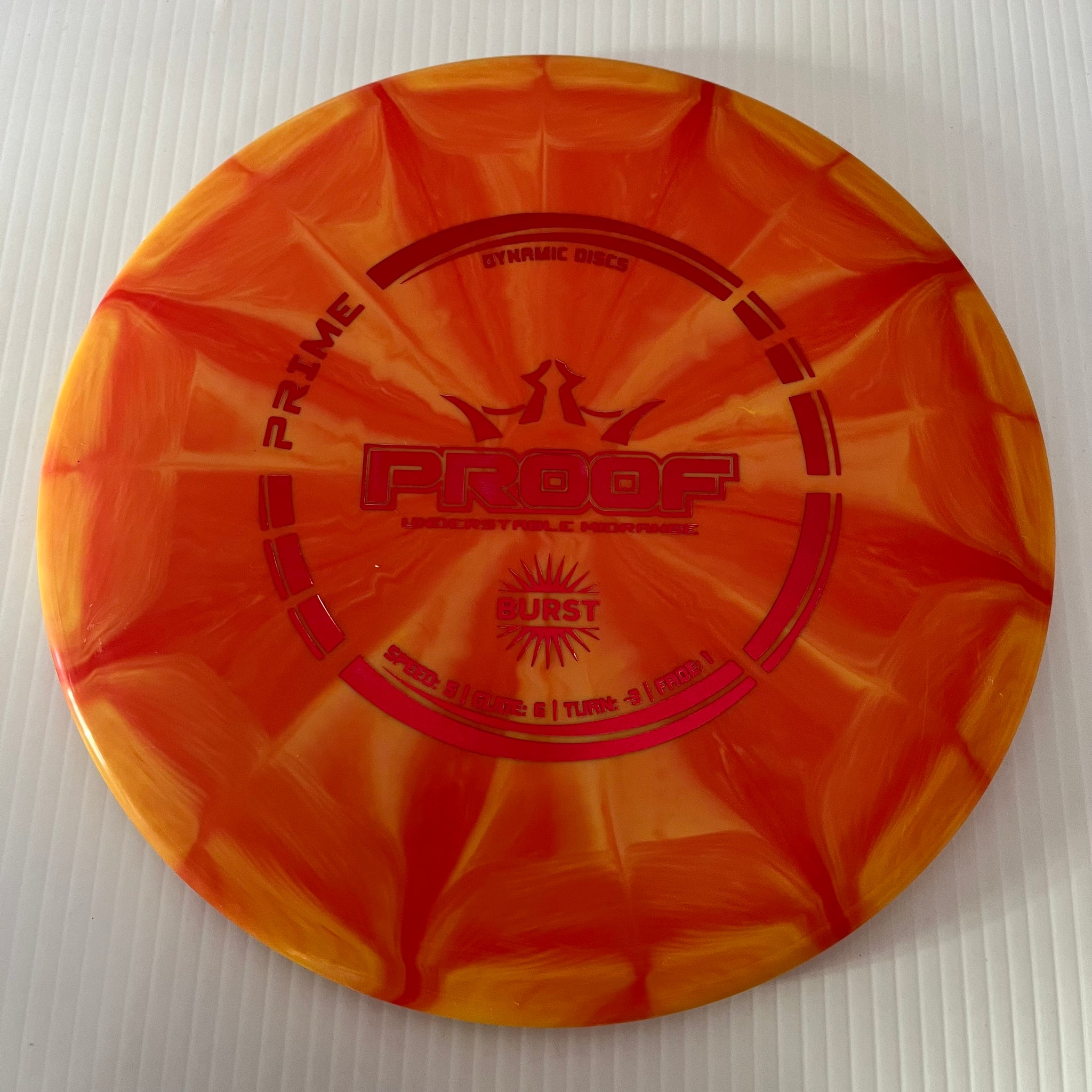Dynamic Discs Prime Burst Proof 5/5/-3/1