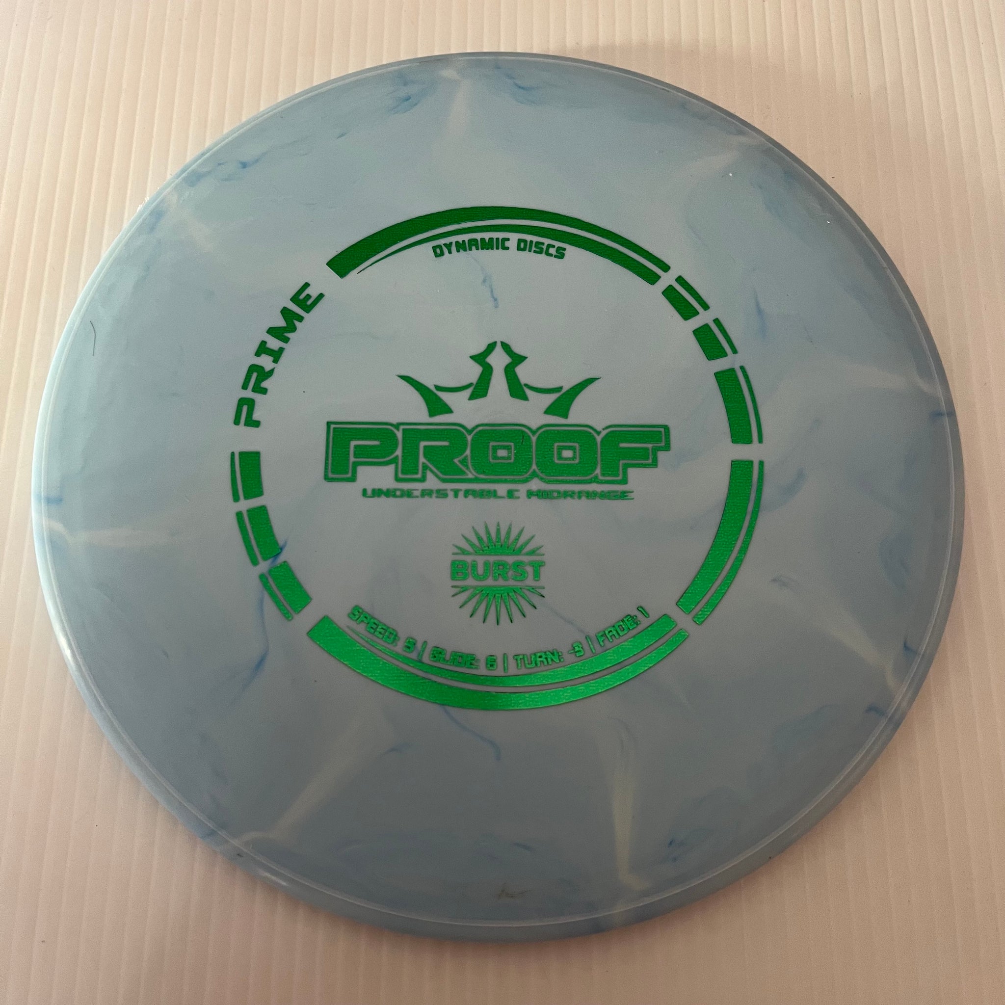 Dynamic Discs Prime Burst Proof 5/5/-3/1
