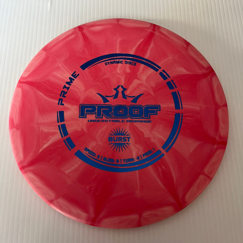 Dynamic Discs Prime Burst Proof 5/5/-3/1