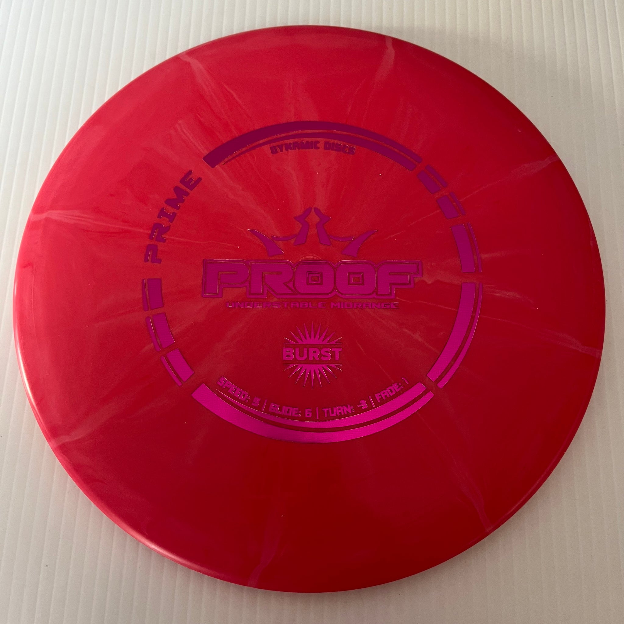 Dynamic Discs Prime Burst Proof 5/5/-3/1