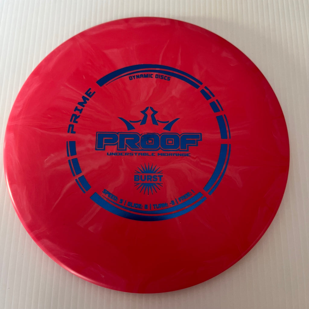 Dynamic Discs Prime Burst Proof 5/5/-3/1