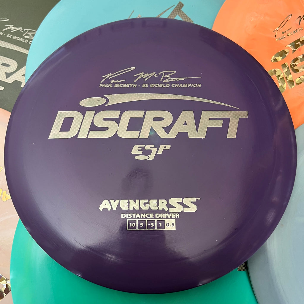 Discraft 5x Paul McBeth ESP Avenger SS 10/5/-3/1 (170-172g)
