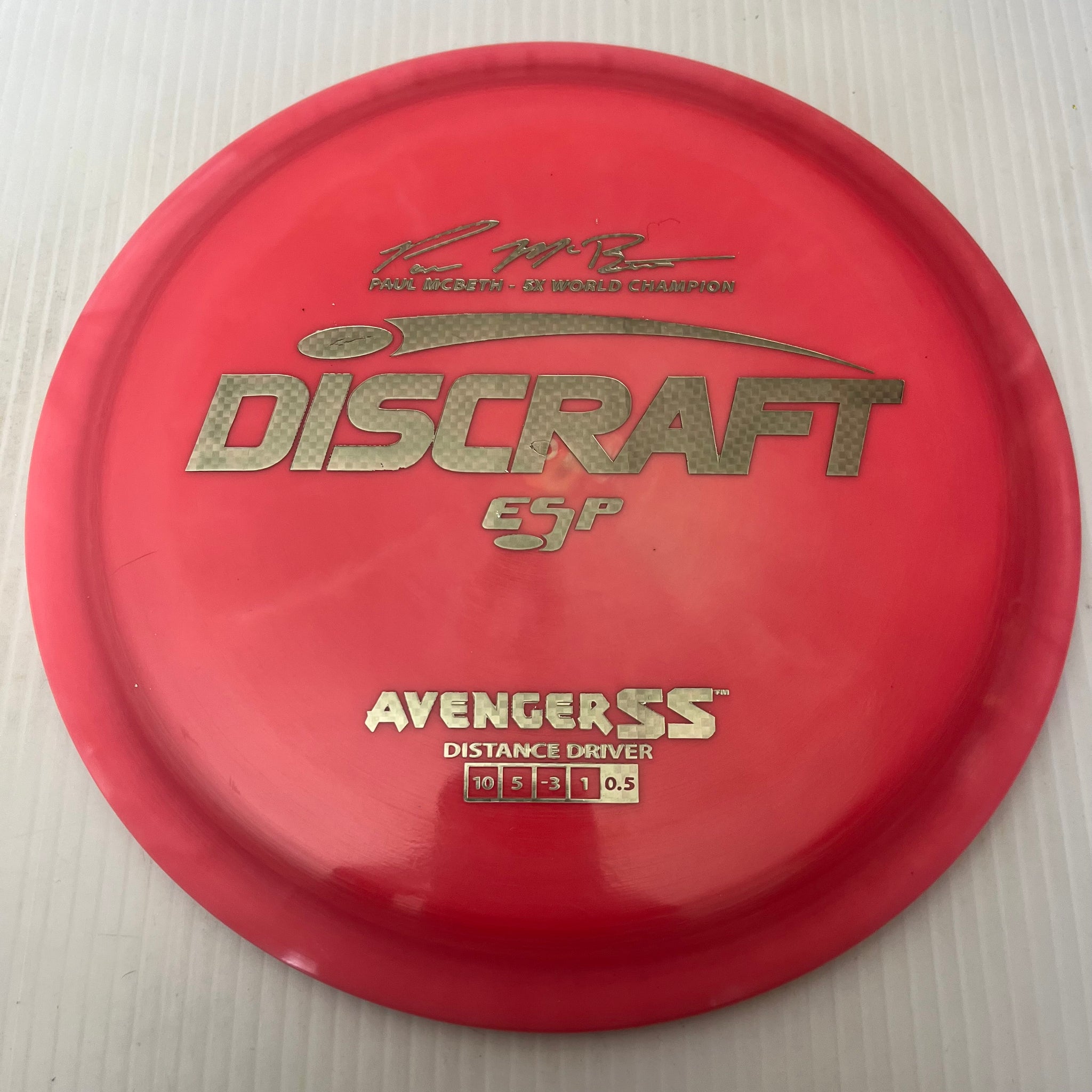 Discraft 5x Paul McBeth ESP Avenger SS 10/5/-3/1 (170-172g)