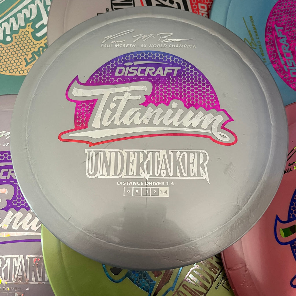 Discraft 5x Paul McBeth Titanium Undertaker 9/5/-1/2