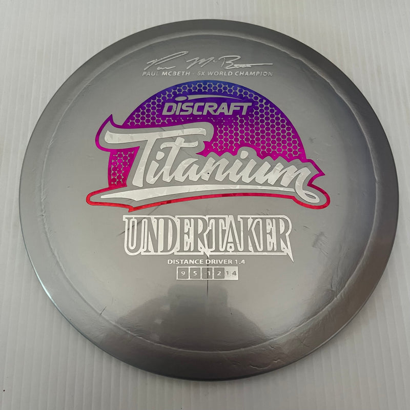 Discraft 5x Paul McBeth Titanium Undertaker 9/5/-1/2