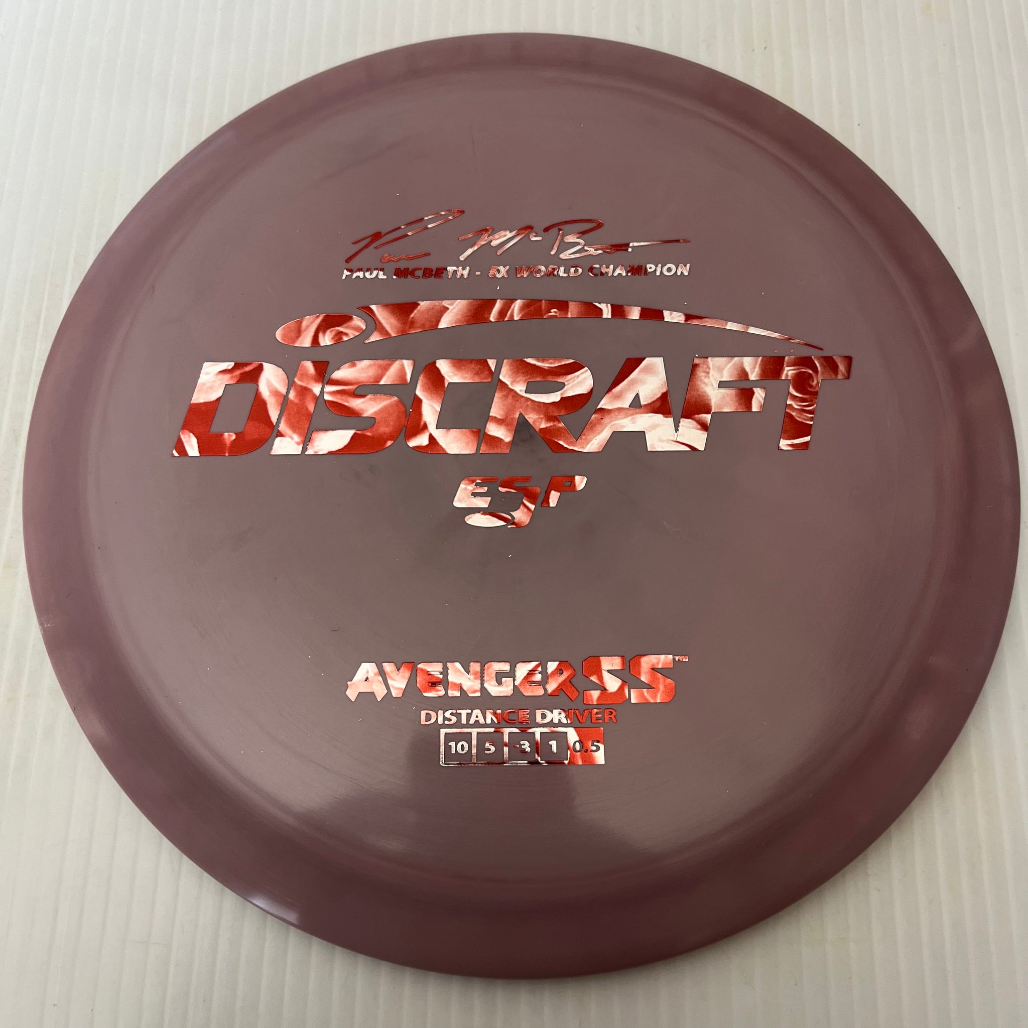 Discraft 5x Paul McBeth ESP Avenger SS 10/5/-3/1 (170-172g)