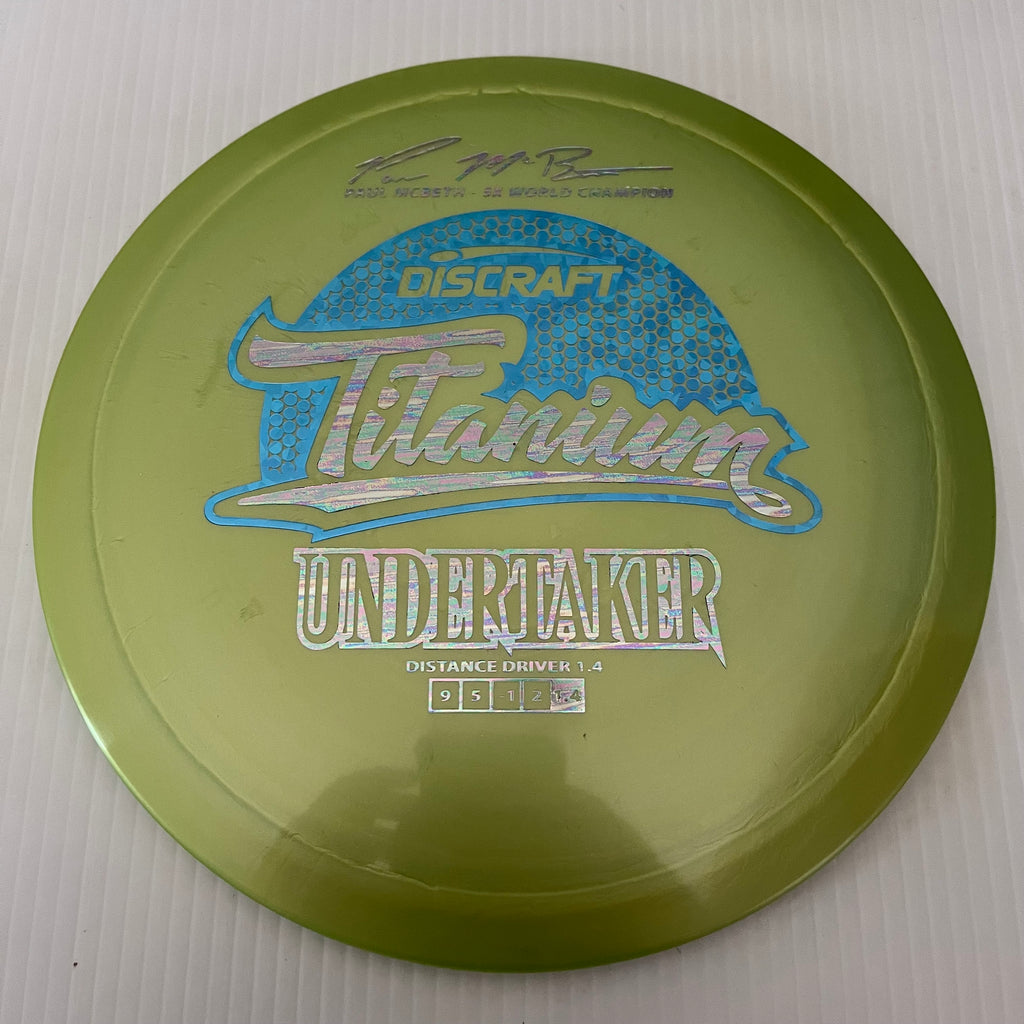 Discraft 5x Paul McBeth Titanium Undertaker 9/5/-1/2