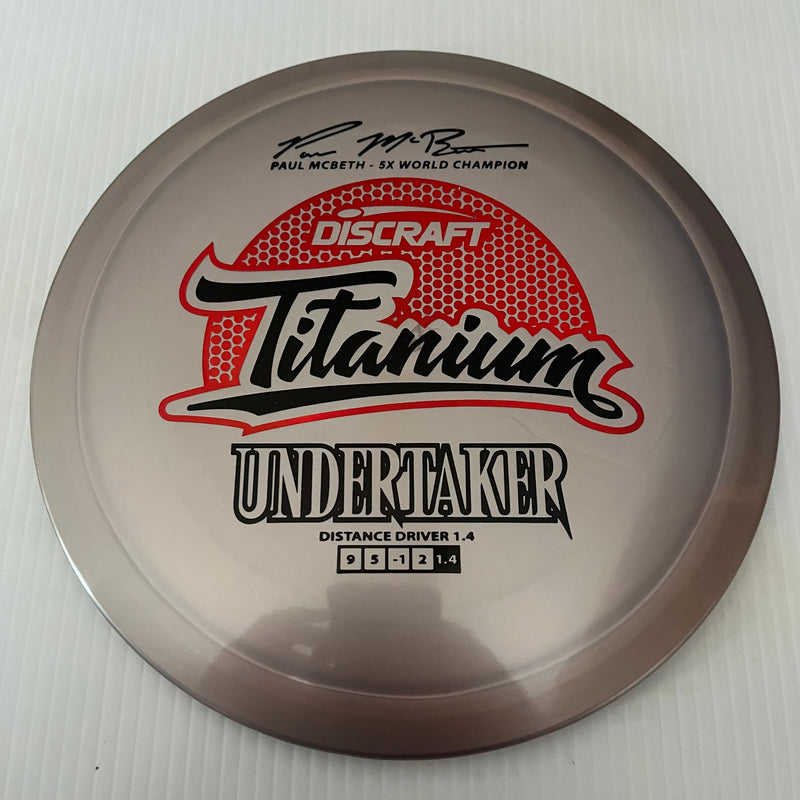 Discraft 5x Paul McBeth Titanium Undertaker 9/5/-1/2
