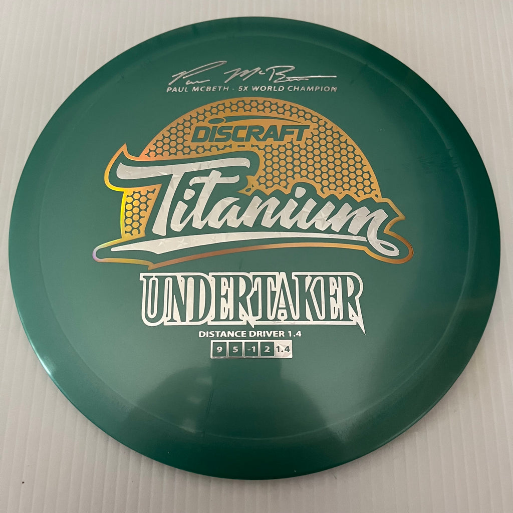 Discraft 5x Paul McBeth Titanium Undertaker 9/5/-1/2