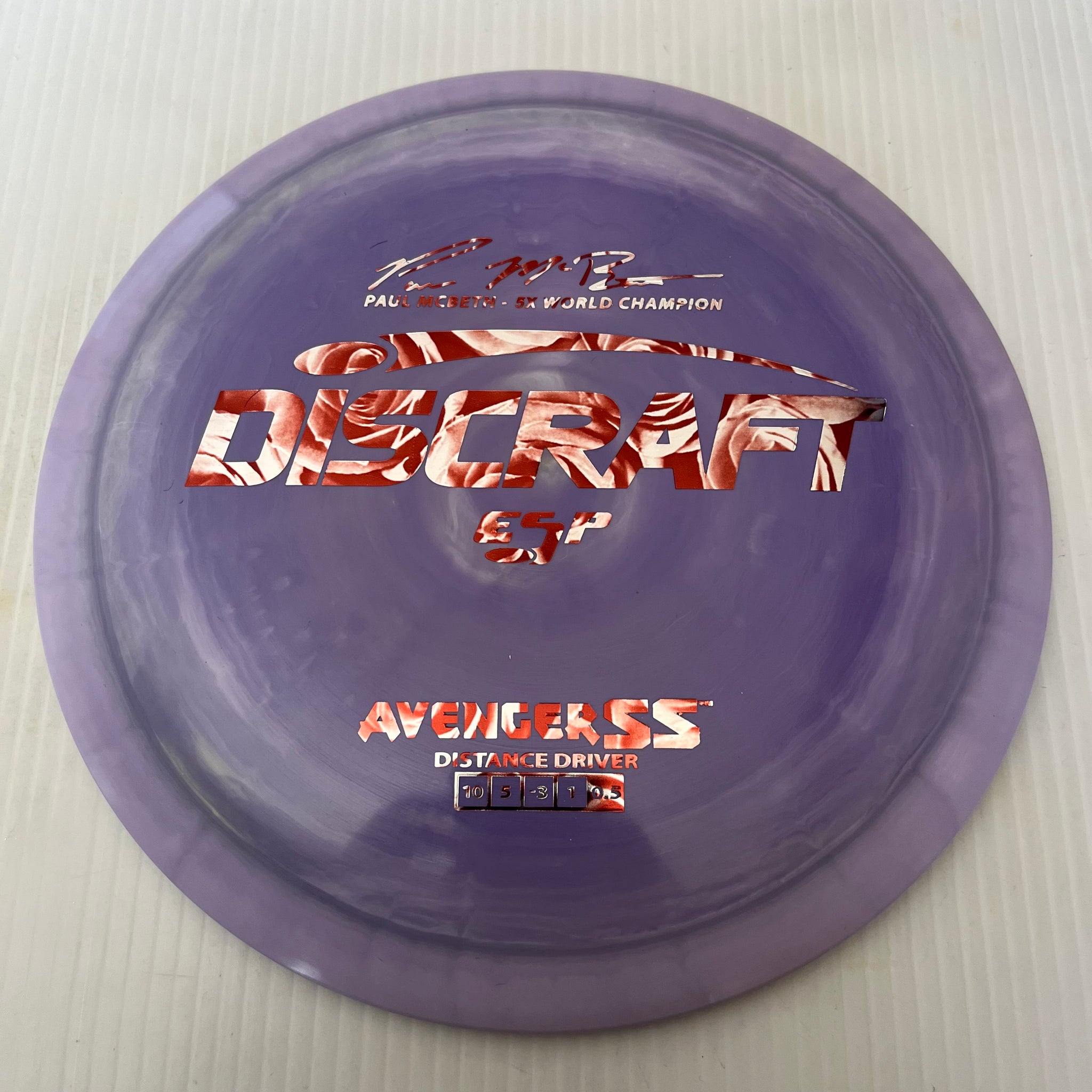 Discraft 5x Paul McBeth ESP Avenger SS 10/5/-3/1 (173-174g)