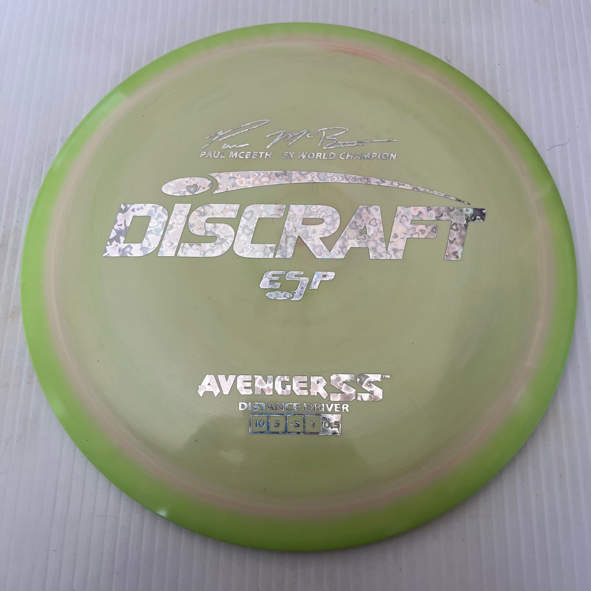 Discraft 5x Paul McBeth ESP Avenger SS 10/5/-3/1 (173-174g)
