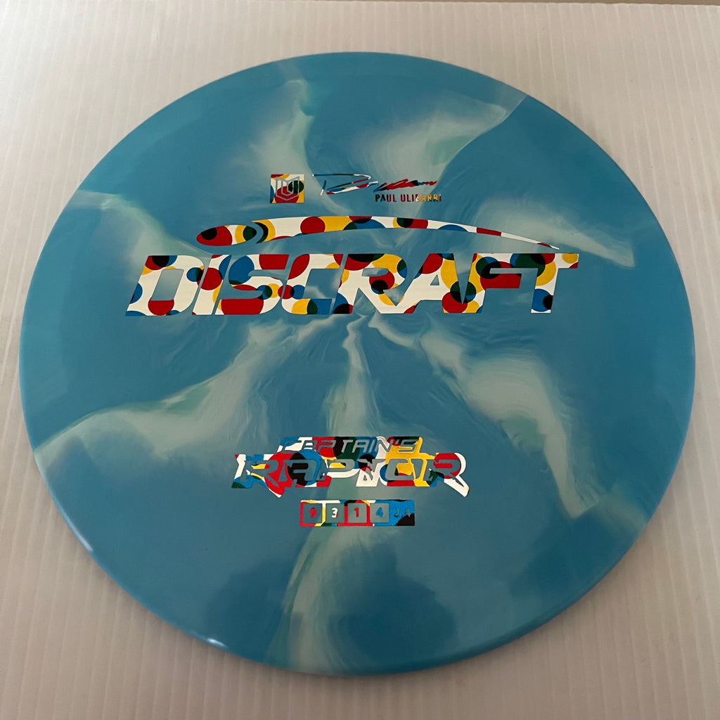 Discraft 2023 Paul Ulibarri Swirly ESP Captain's Raptor 9/3/1/4 (Maxweight)