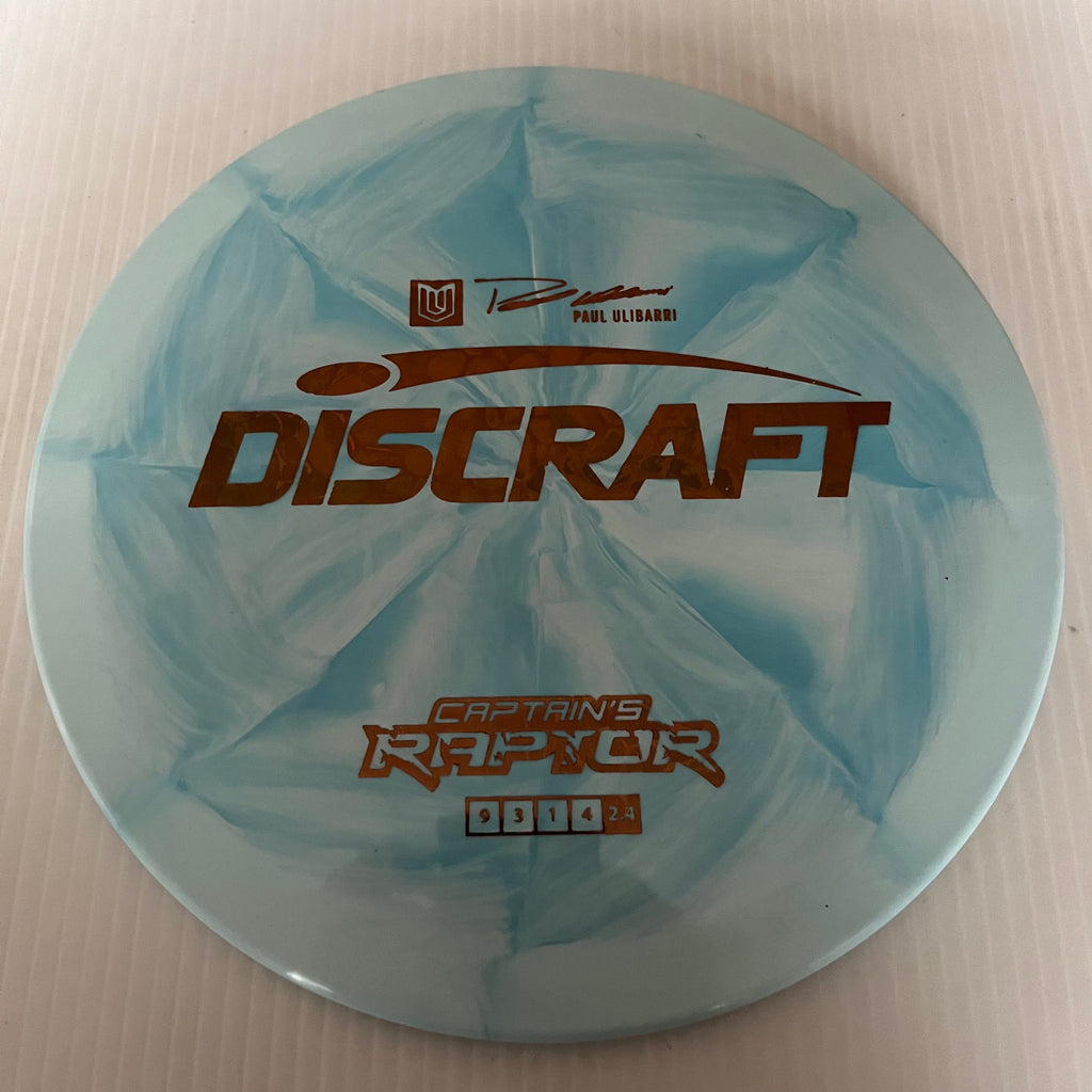Discraft 2023 Paul Ulibarri Swirly ESP Captain's Raptor 9/3/1/4 (Lighterweights)