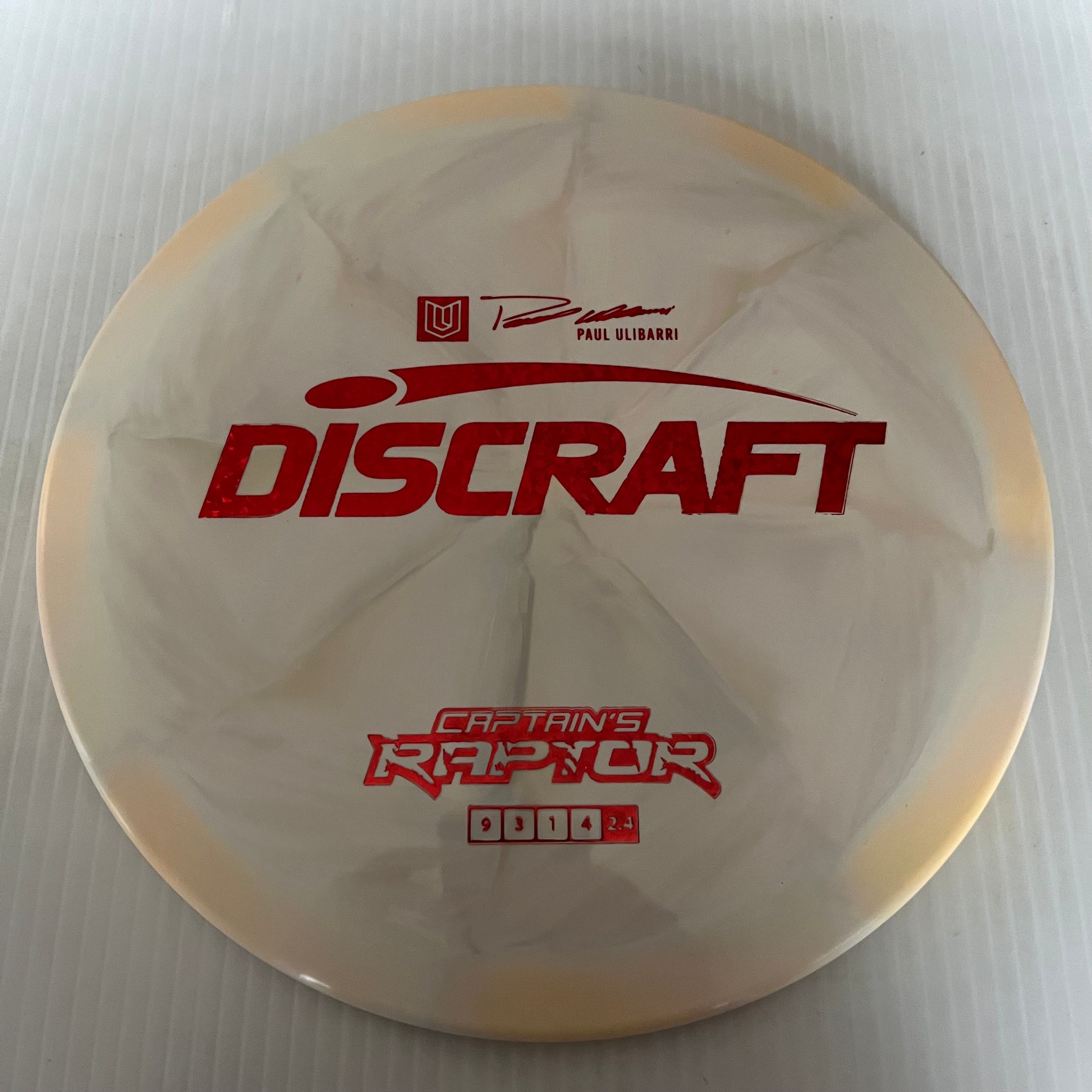 Discraft 2023 Paul Ulibarri Swirly ESP Captain's Raptor 9/3/1/4 (Lighterweights)