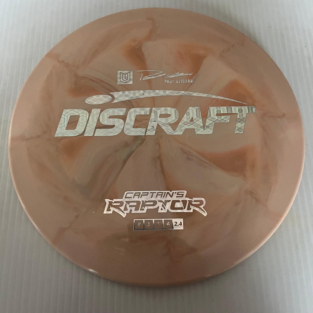 Discraft 2023 Paul Ulibarri Swirly ESP Captain's Raptor 9/3/1/4 (Lighterweights)
