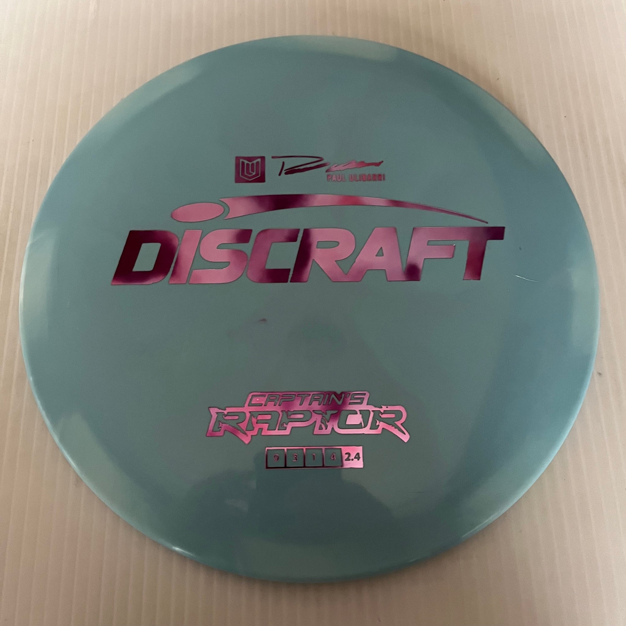 Discraft 2023 Paul Ulibarri Swirly ESP Captain's Raptor 9/3/1/4 (Lighterweights)