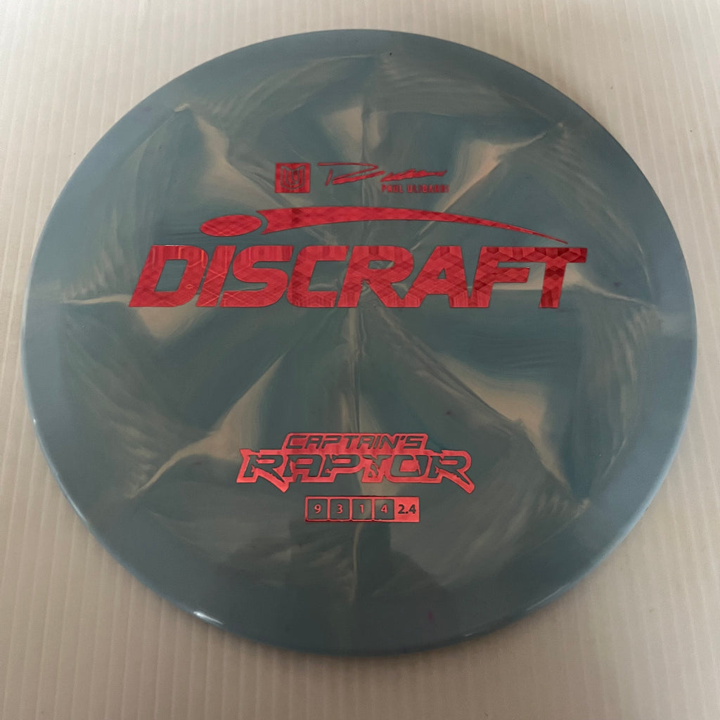 Discraft 2023 Paul Ulibarri Swirly ESP Captain's Raptor 9/3/1/4 (Lighterweights)