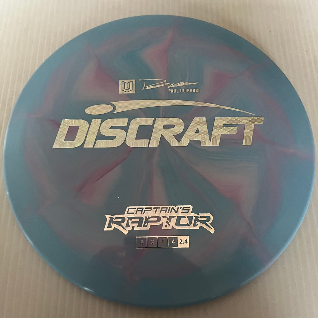 Discraft 2023 Paul Ulibarri Swirly ESP Captain's Raptor 9/3/1/4 (Lighterweights)