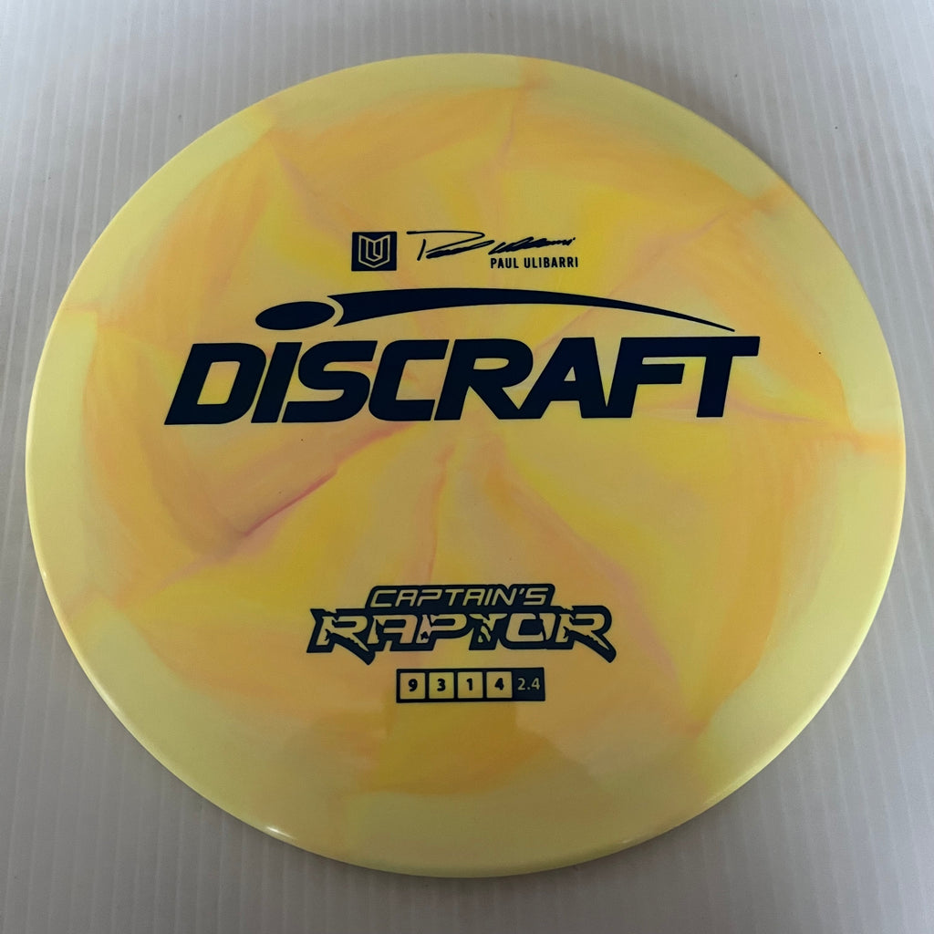 Discraft 2023 Paul Ulibarri Swirly ESP Captain's Raptor 9/3/1/4 (Lighterweights)