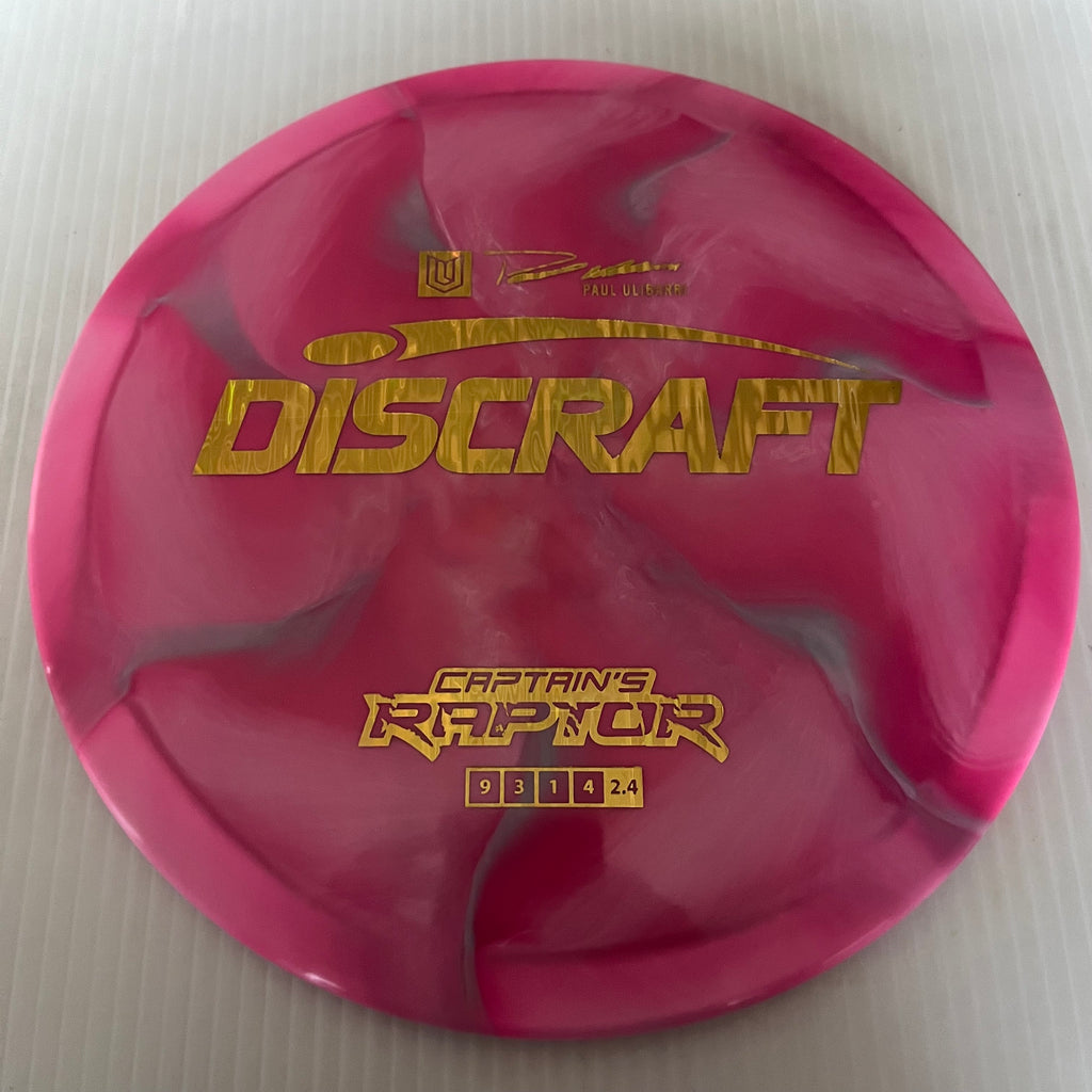 Discraft 2023 Paul Ulibarri Swirly ESP Captain's Raptor 9/3/1/4 (Lighterweights)