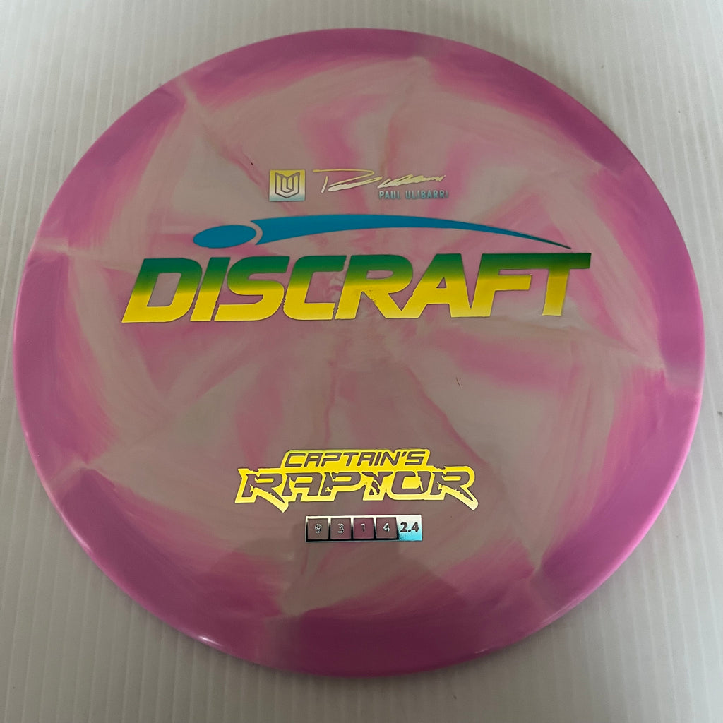 Discraft 2023 Paul Ulibarri Swirly ESP Captain's Raptor 9/3/1/4 (Lighterweights)