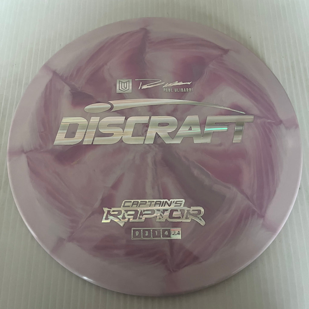 Discraft 2023 Paul Ulibarri Swirly ESP Captain's Raptor 9/3/1/4 (Lighterweights)